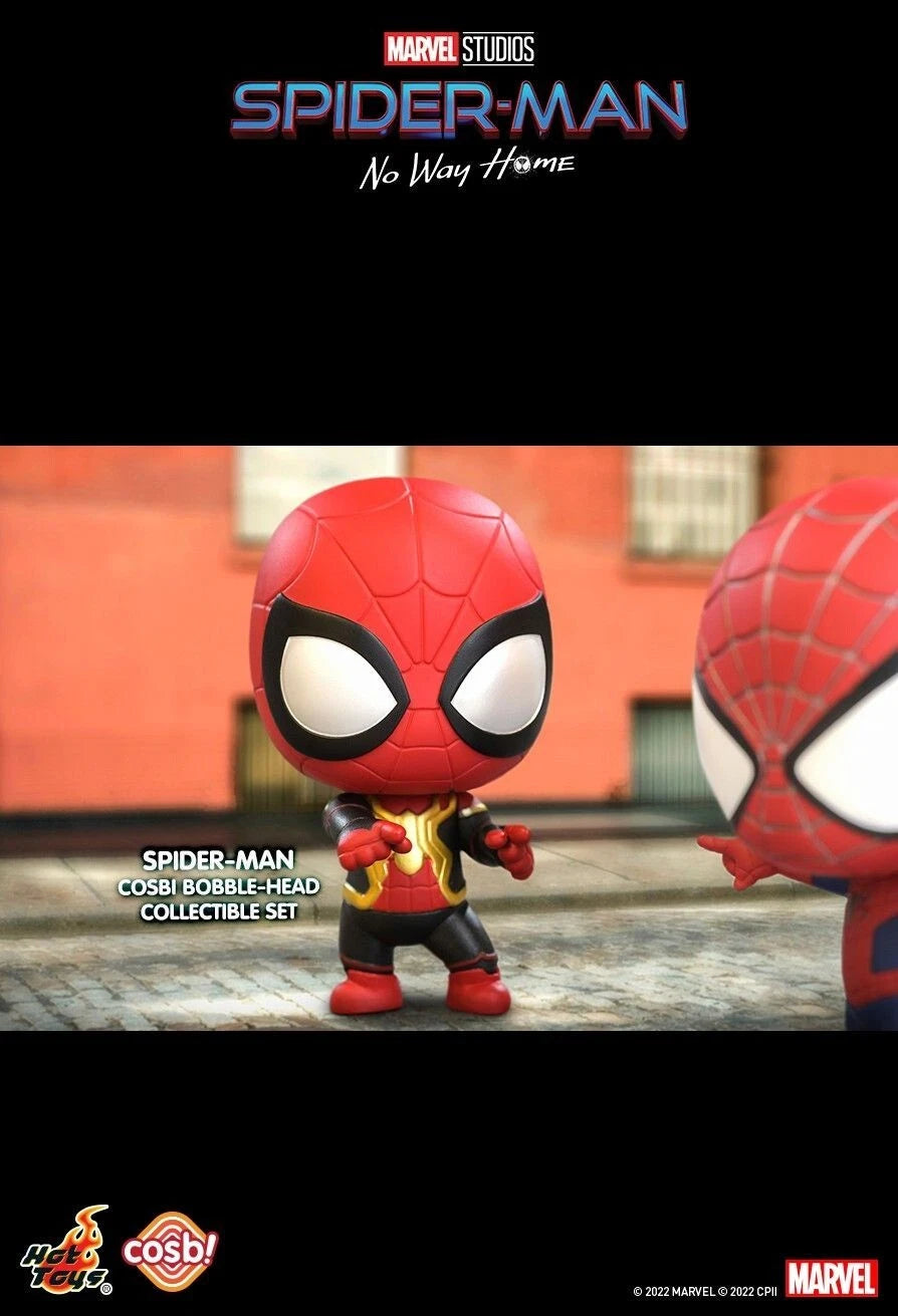 Marvel x Hot Toys SPIDER-MAN NO WAY HOME CBX056 Cosbi Bobble-Head Collectible Set