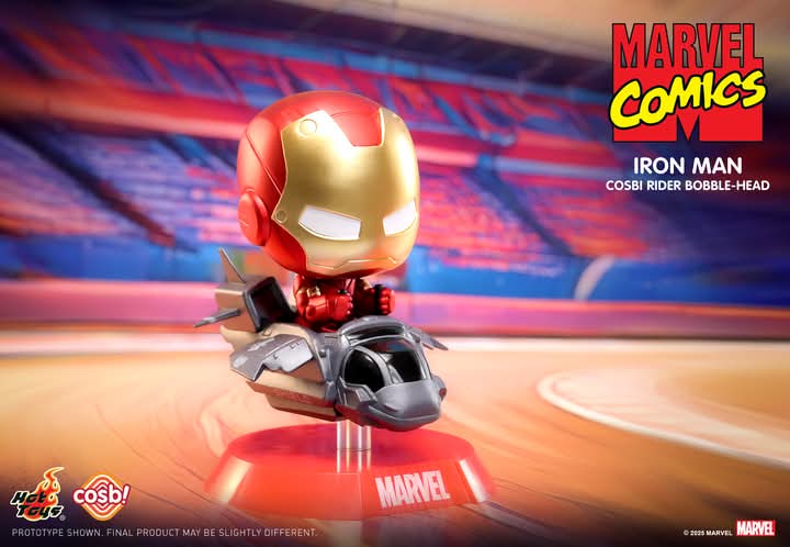 Marvel x Hot Toys CBX225 Marvel Comics Cosbi Rider Bobble-Head Collection Full box ( Case of 6pcs. )