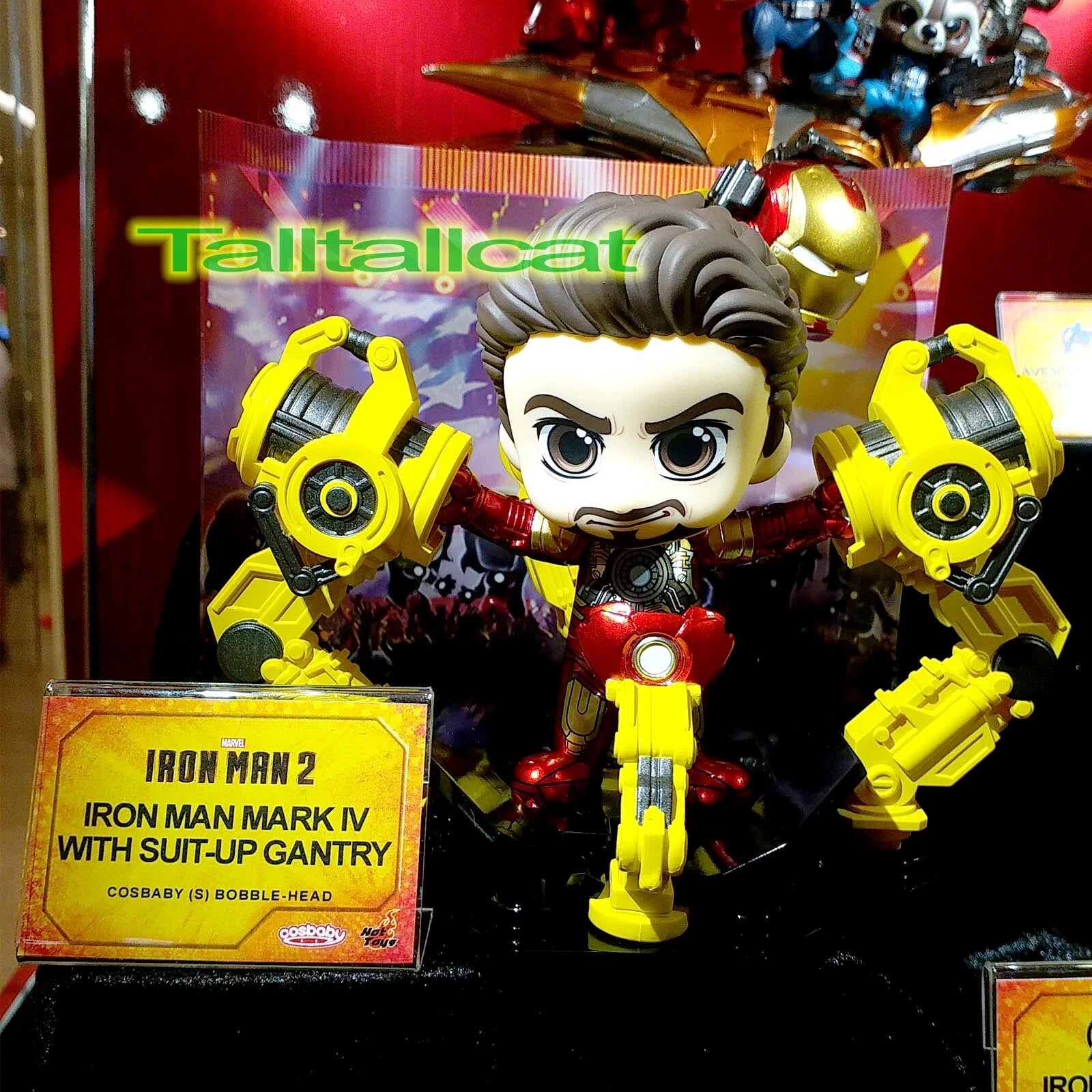 Marvel x Hot Toys Iron Man 2 COSB868 Iron Man Mk IV with Suit-Up Gantry Cosbaby