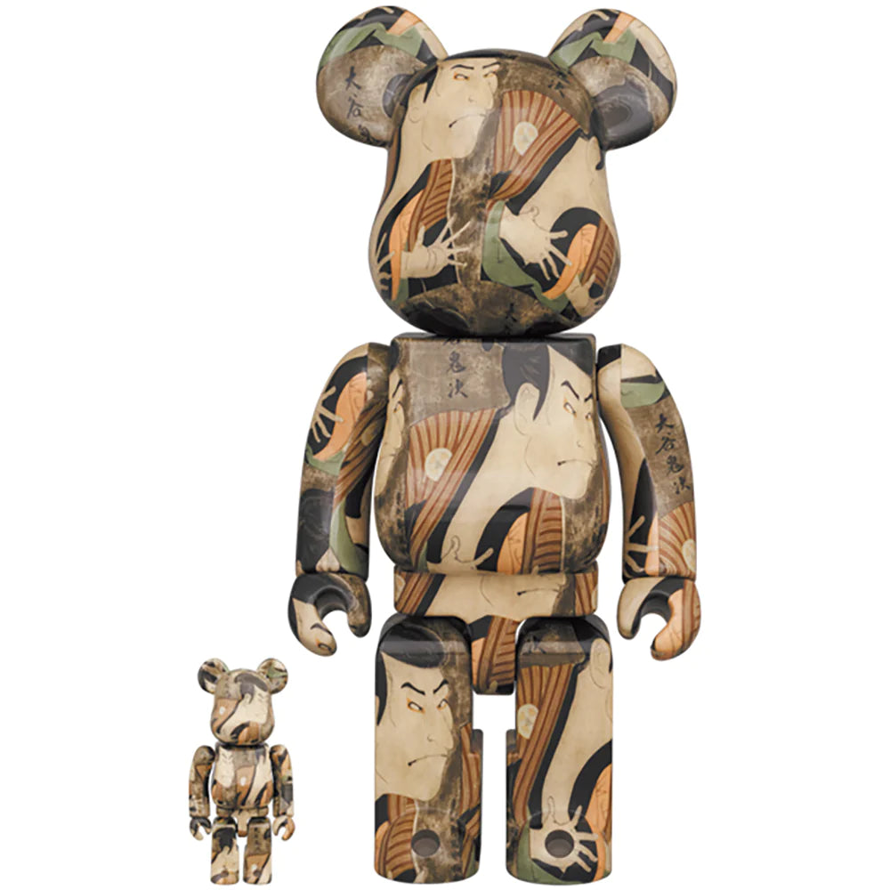 Medicom Toy 100% & 400% Toshusai Sharaku Be@rbrick