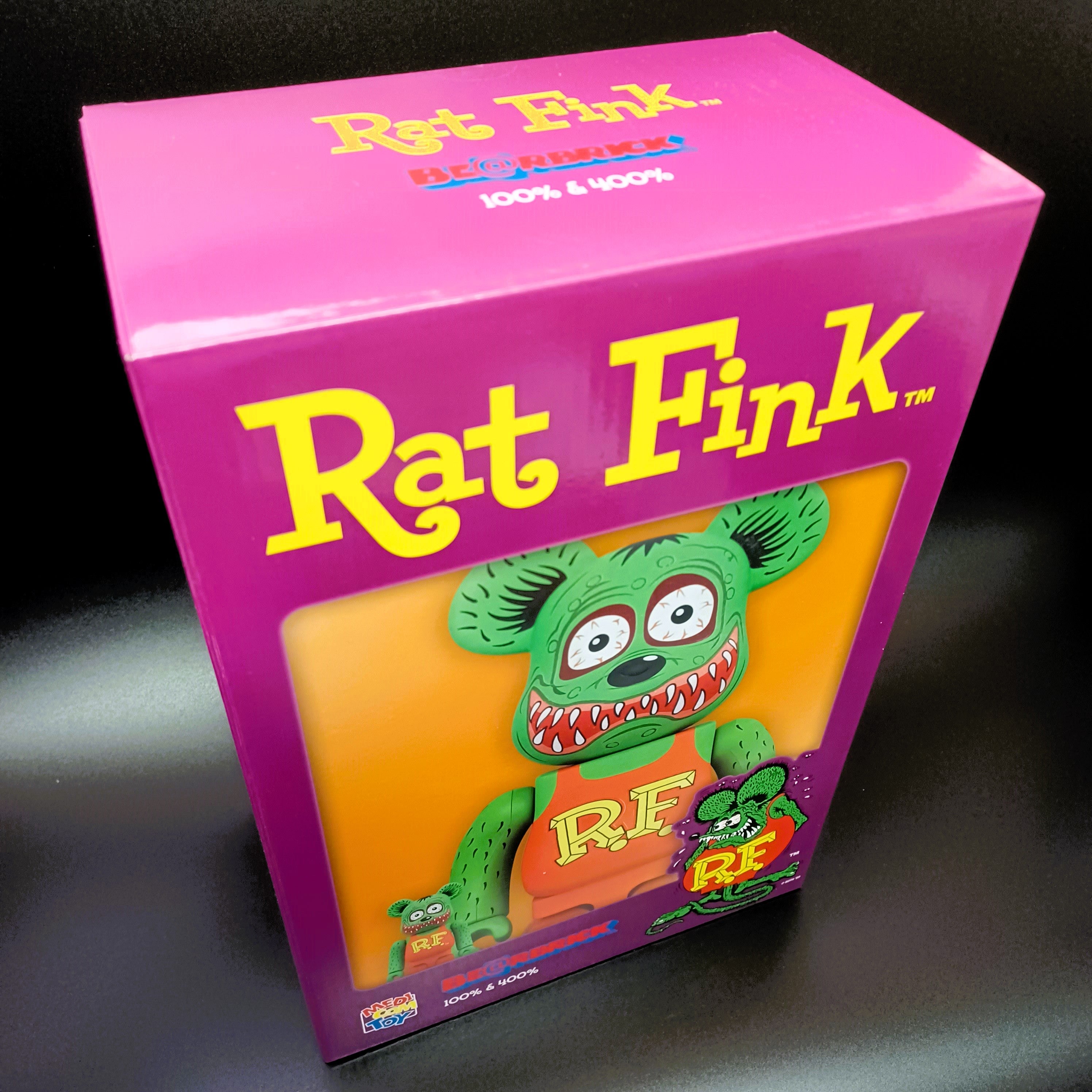 Medicom Toy 100% & 400% RAT FINK Be@rbrick