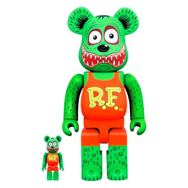 Medicom Toy 100% & 400% RAT FINK Be@rbrick