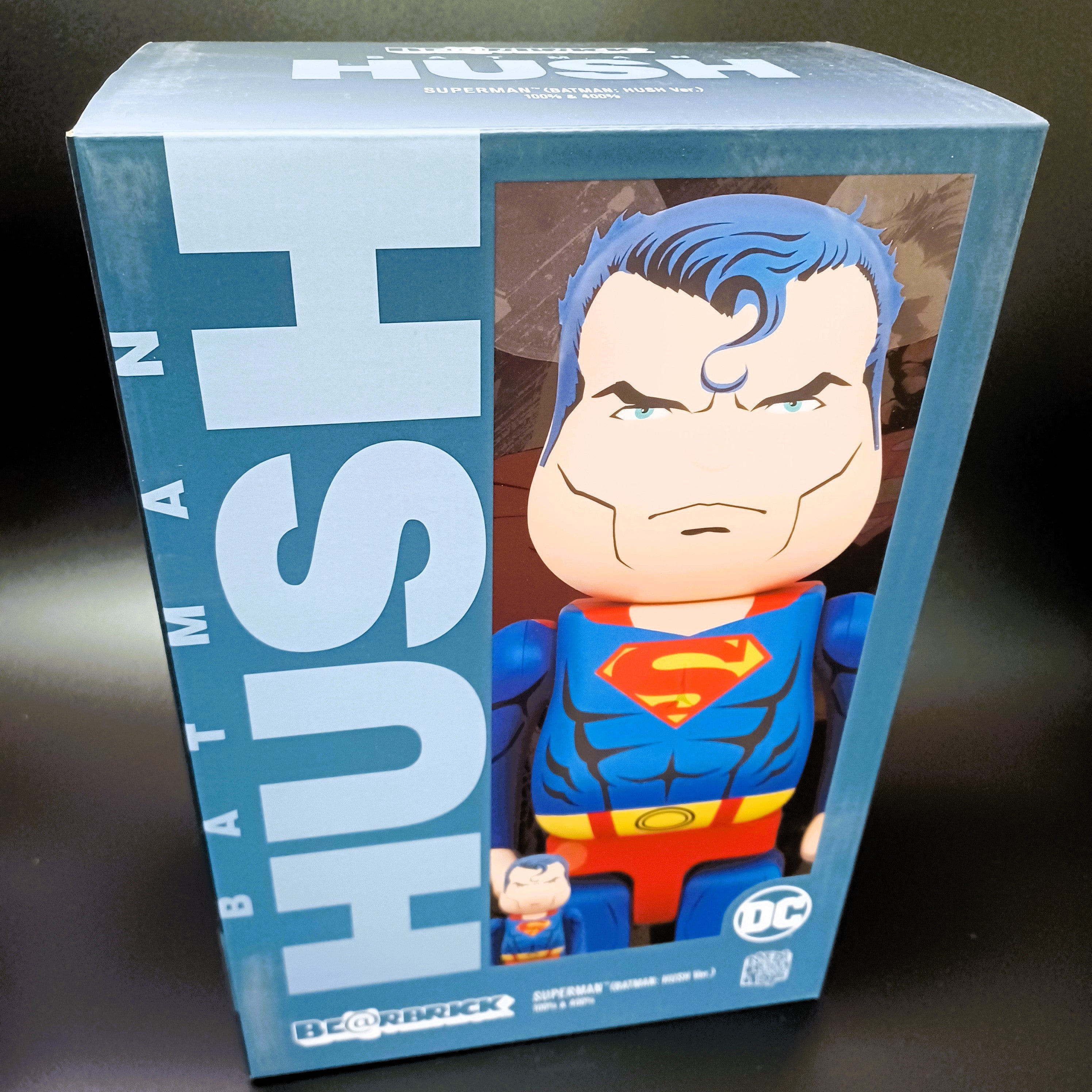 Medicom Toy 100% & 400% SUPERMAN ( BATMAN: HUSH Ver. ) Be@rbrick