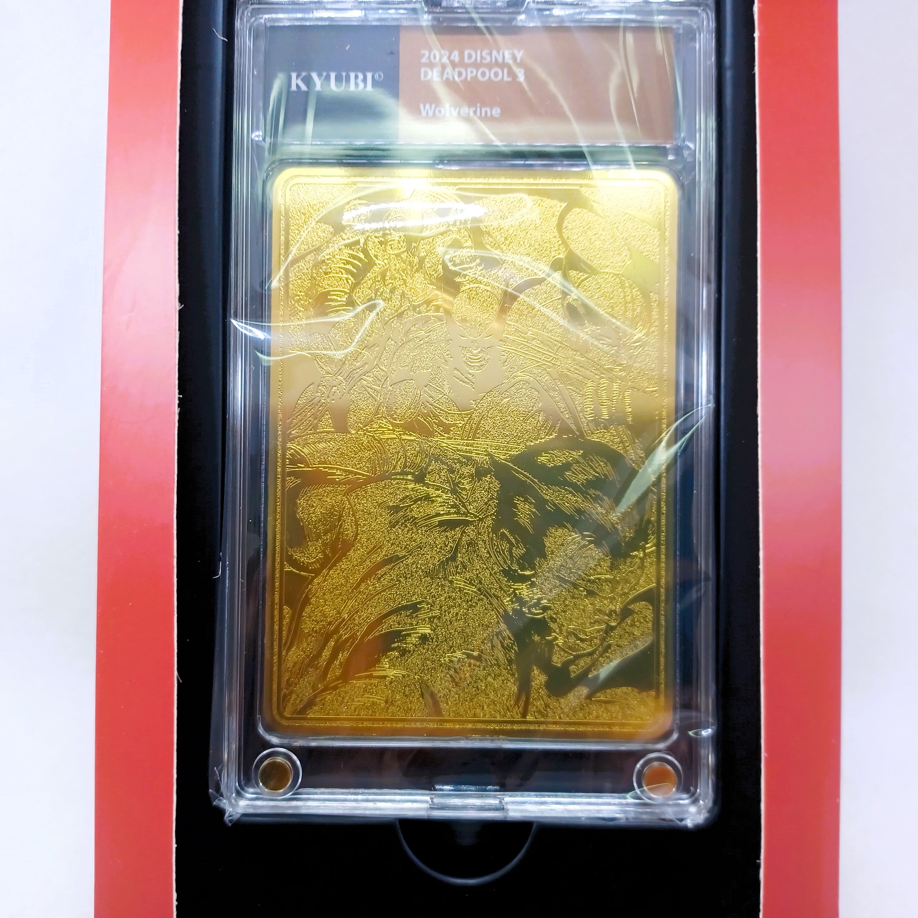 KYUBI Marvel DEADPOOL & WOLVERINE Metal Card Charm Single Sealed Box (5 packs)