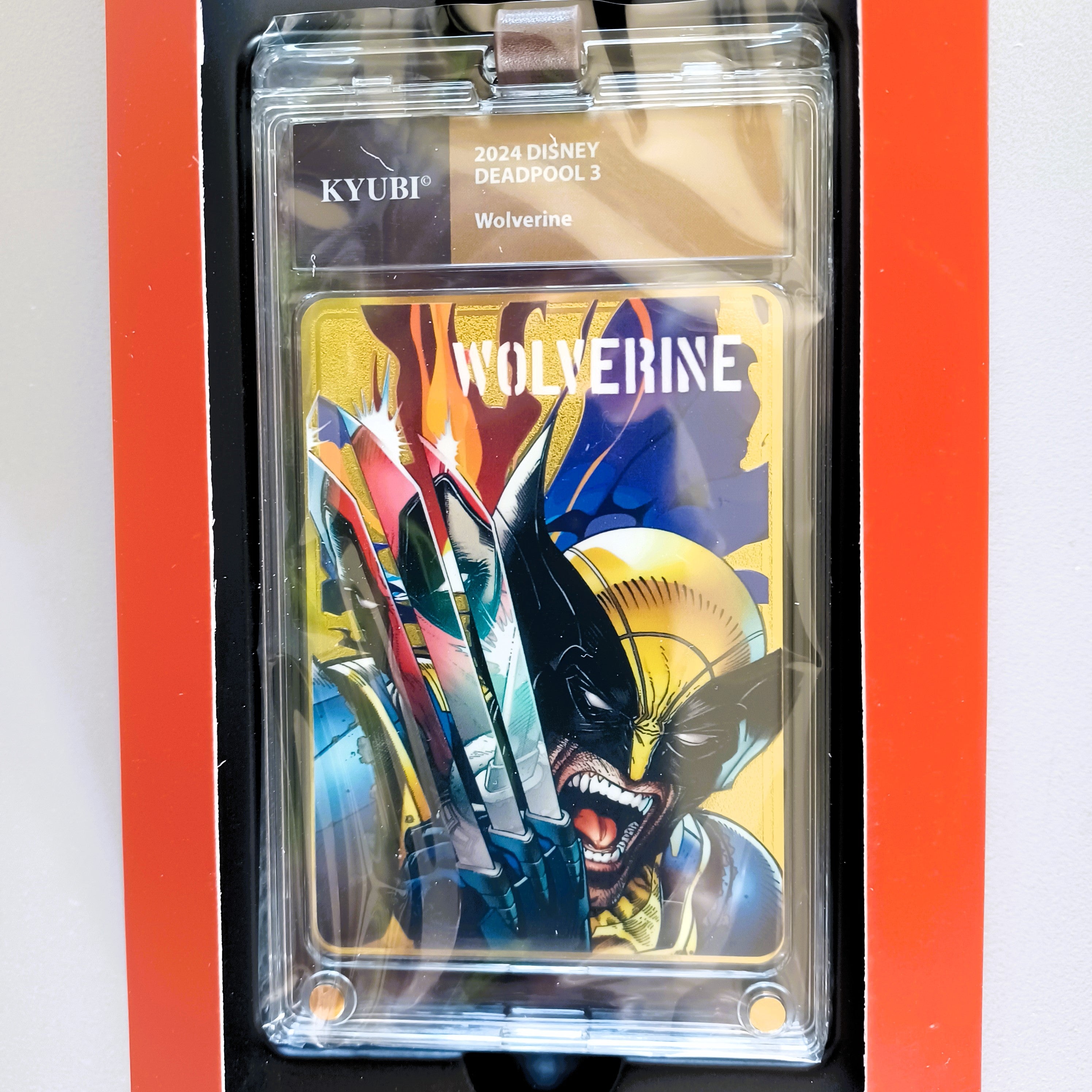 KYUBI Marvel DEADPOOL & WOLVERINE Metal Card Charm Single Sealed Box (5 packs)
