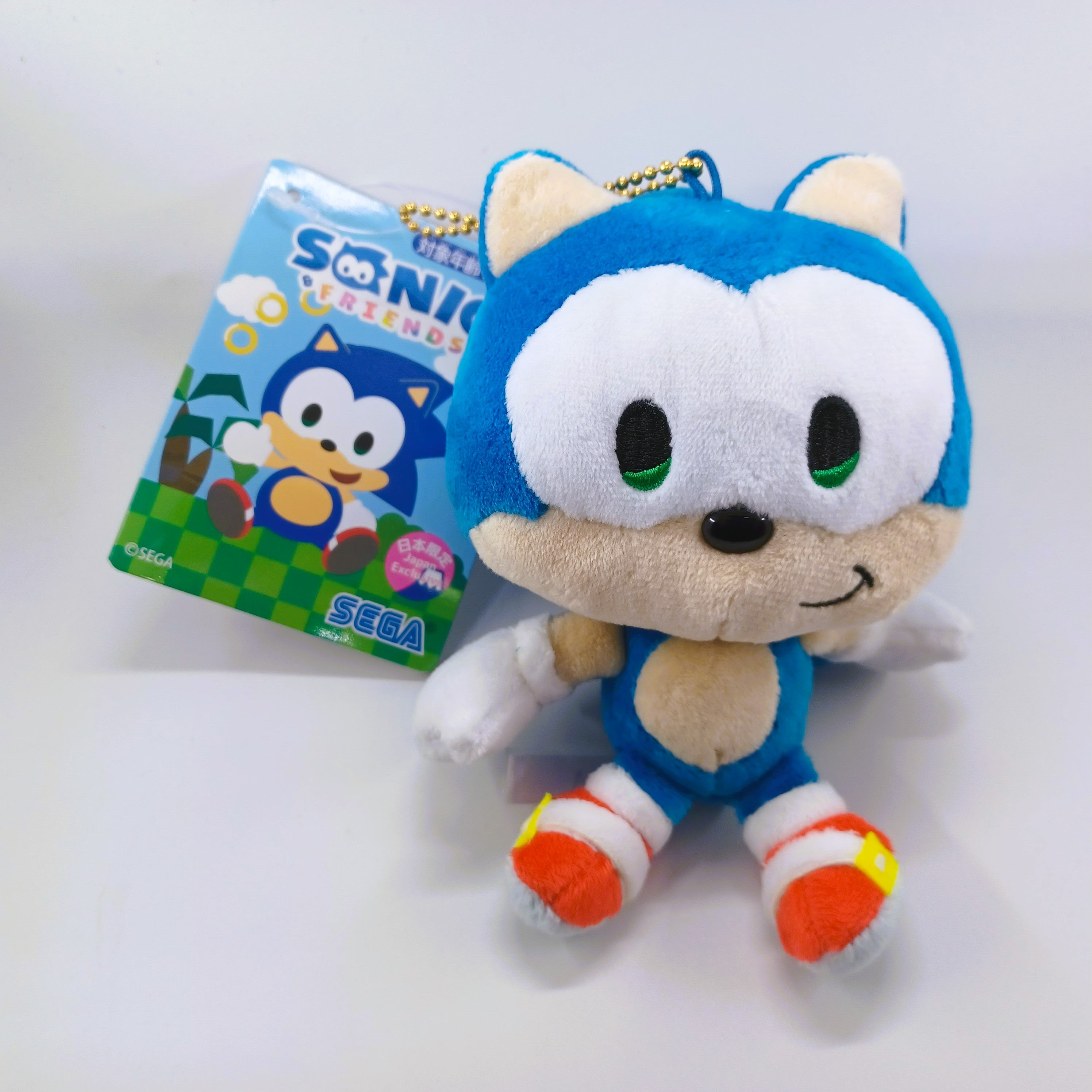 SEGA Japan Sonic the Hedgehog Sonic & Friends ( SONIC & SHADOW ) Plush Keychain