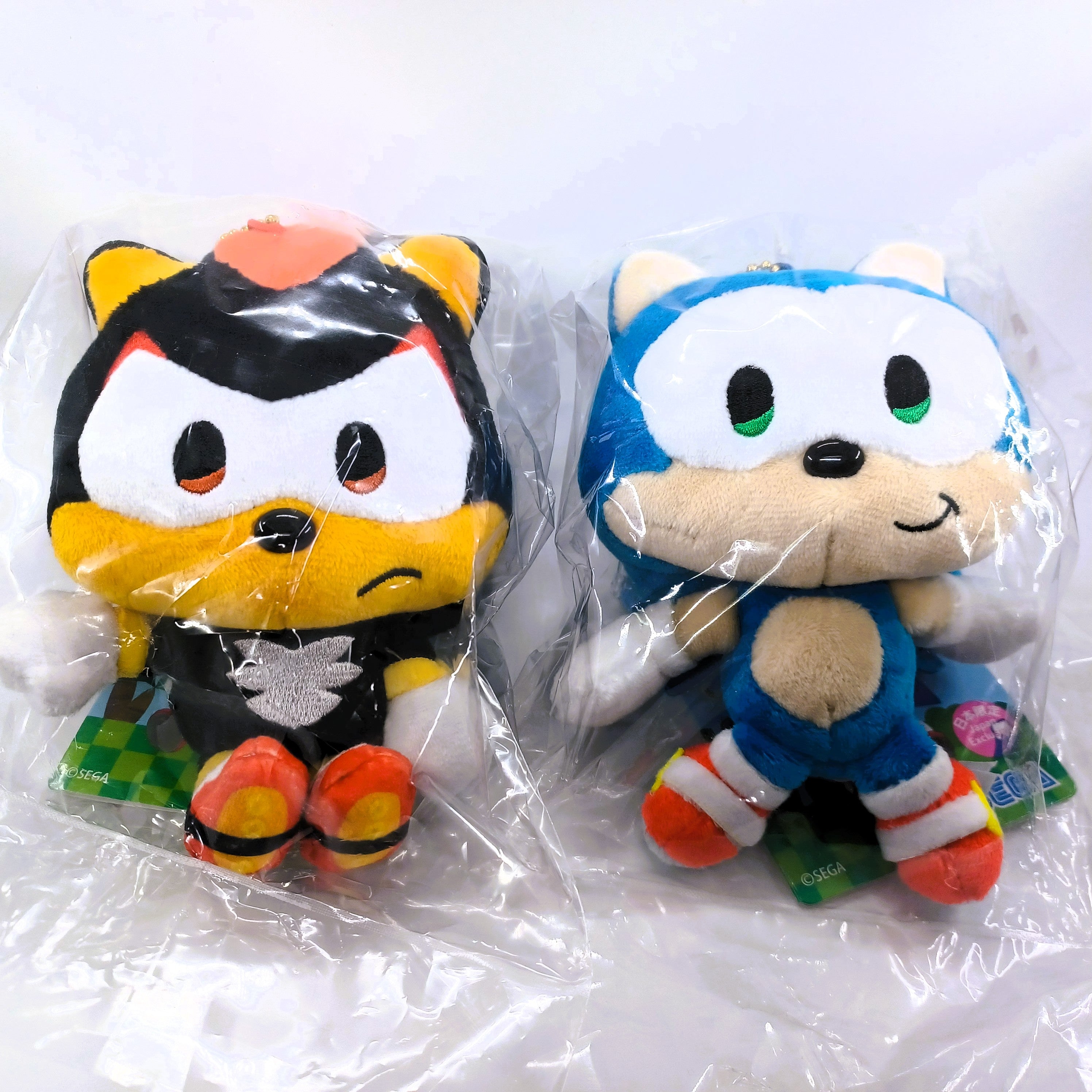 SEGA Japan Sonic the Hedgehog Sonic & Friends ( SONIC & SHADOW ) Plush Keychain