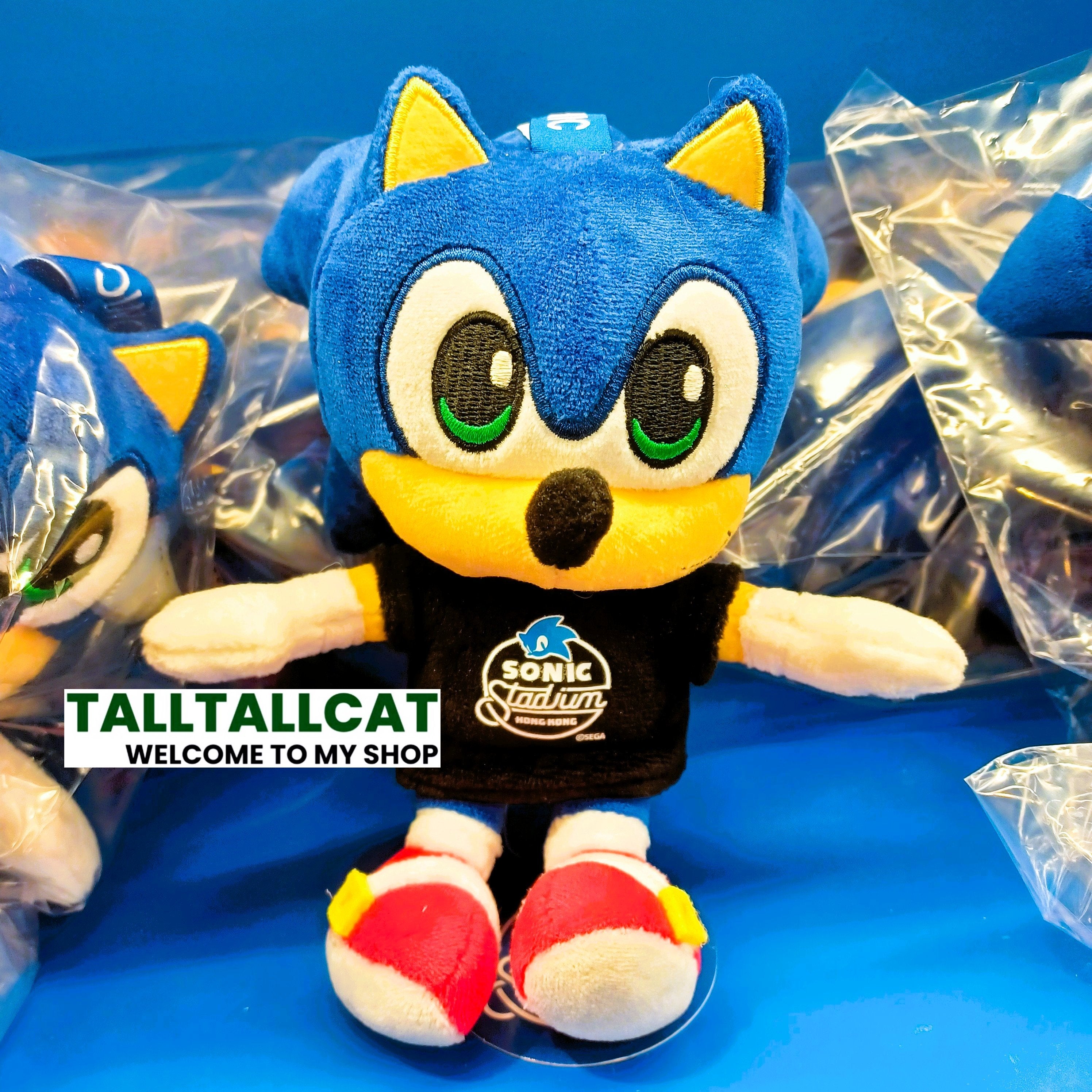 Hong Kong SONIC Stadium SONIC & SHADOW Plush Keychain