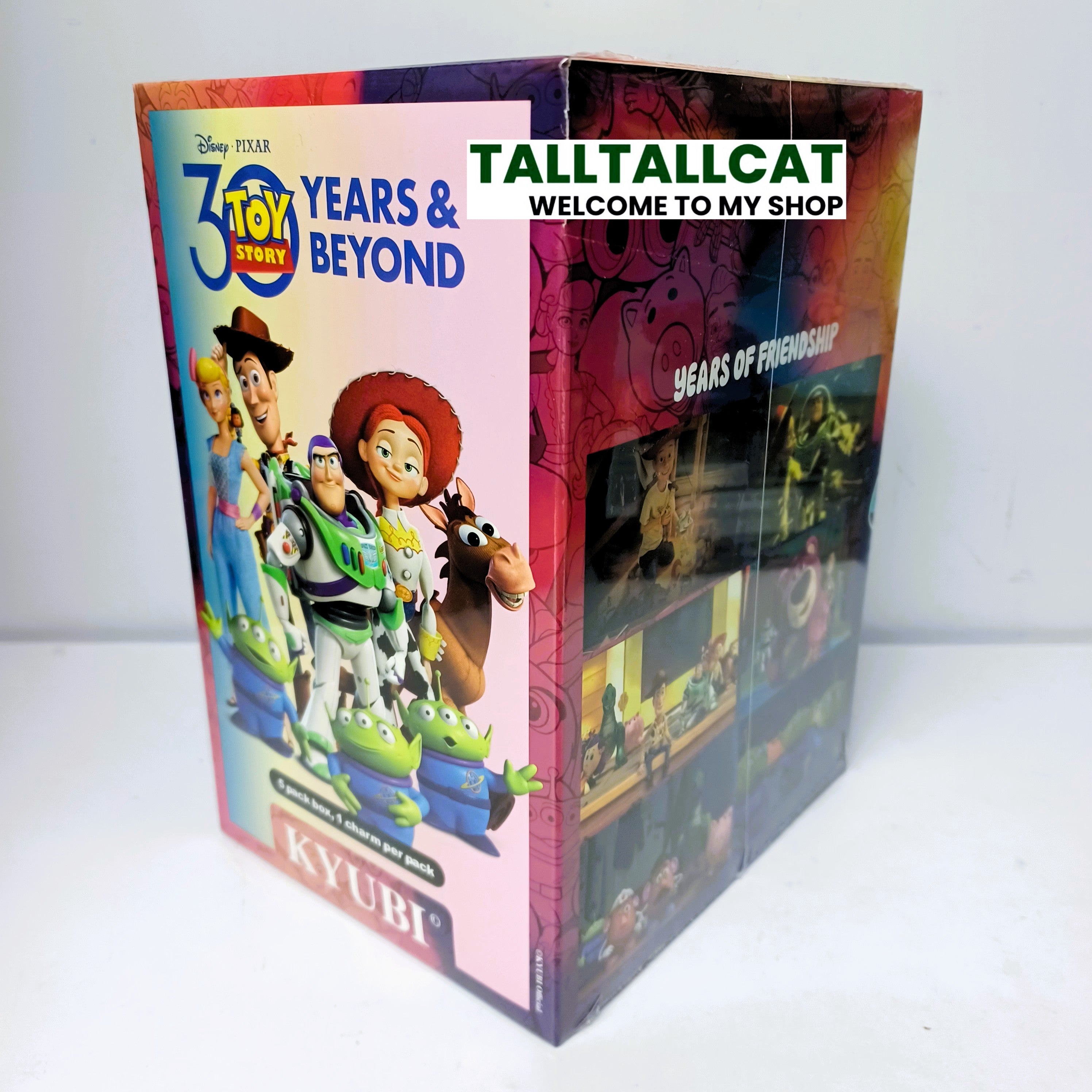 KYUBI Disney PIXAR Toy Story 30th Metal Card Charm Single Sealed Box (5 packs)