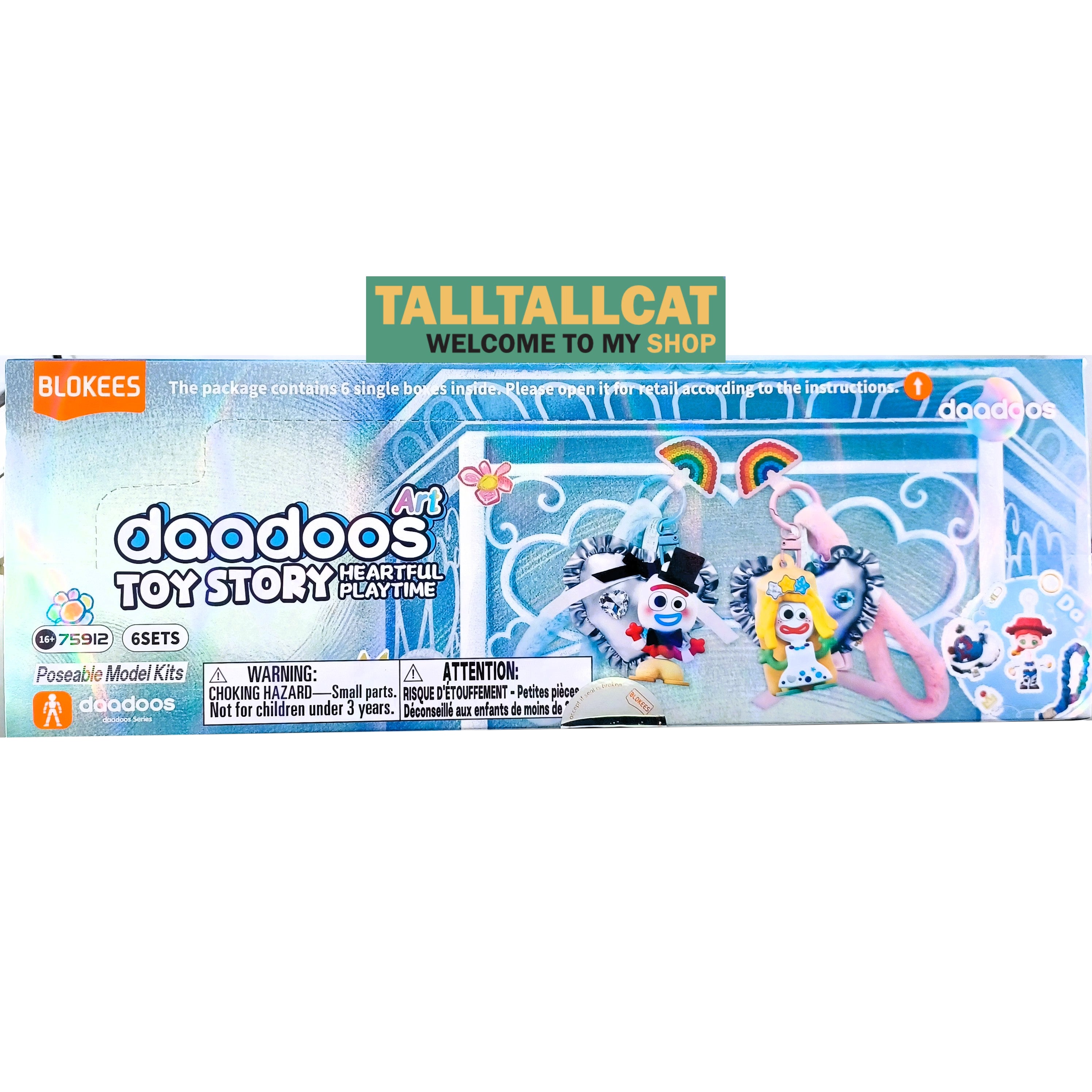 Blokees Toy Story 5 daadoos Art01 Heartful Playtime Phone Charm Full Box (Case of 6pcs.)