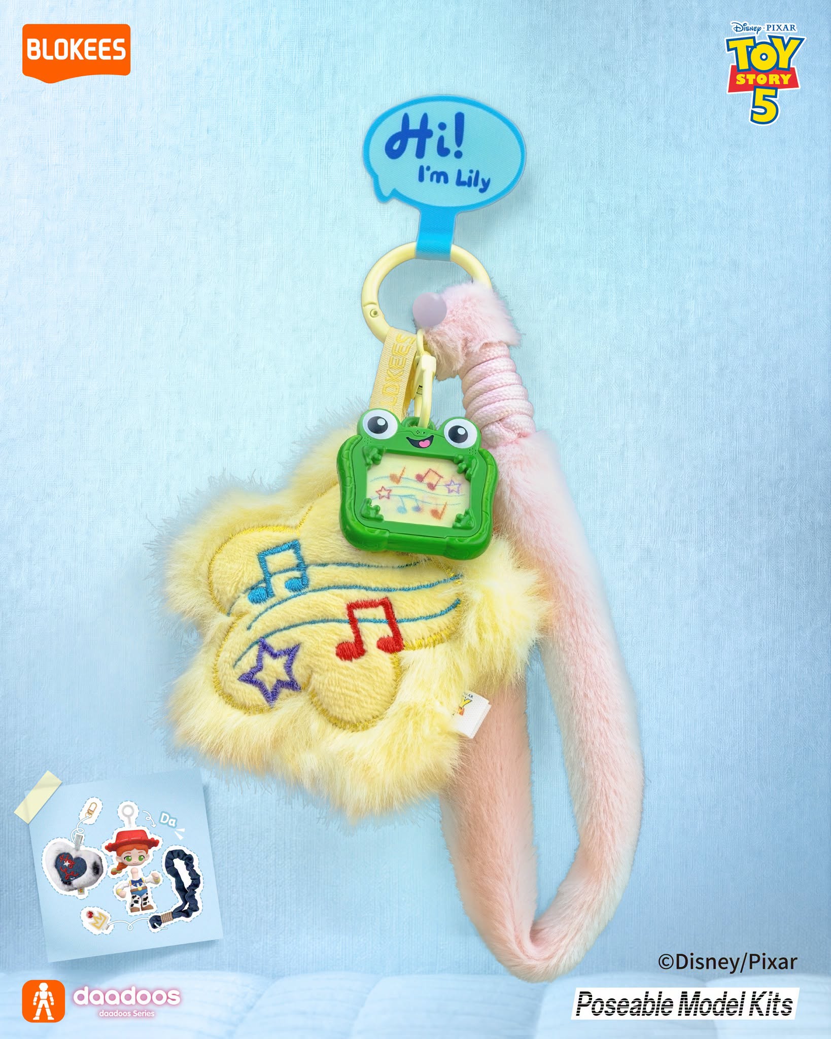 Blokees Toy Story 5 daadoos Art01 Heartful Playtime Phone Charm Full Box (Case of 6pcs.)