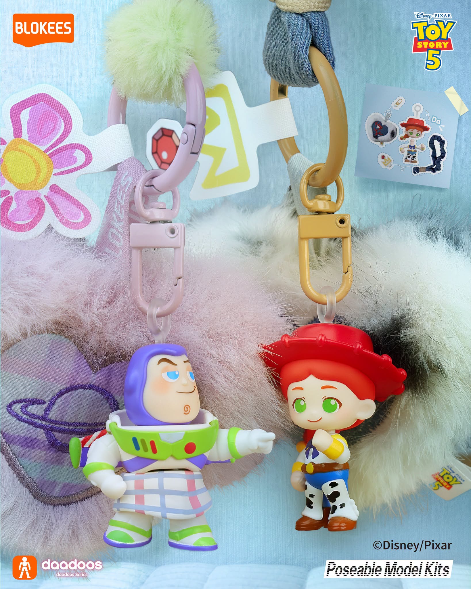 Blokees Toy Story 5 daadoos Art01 Heartful Playtime Phone Charm Full Box (Case of 6pcs.)