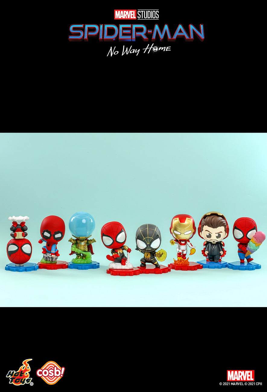 Marvel Hot Toys CBX004 SPIDER-MAN: NO WAY HOME Cosbi Full Box (Case of 8pcs.)