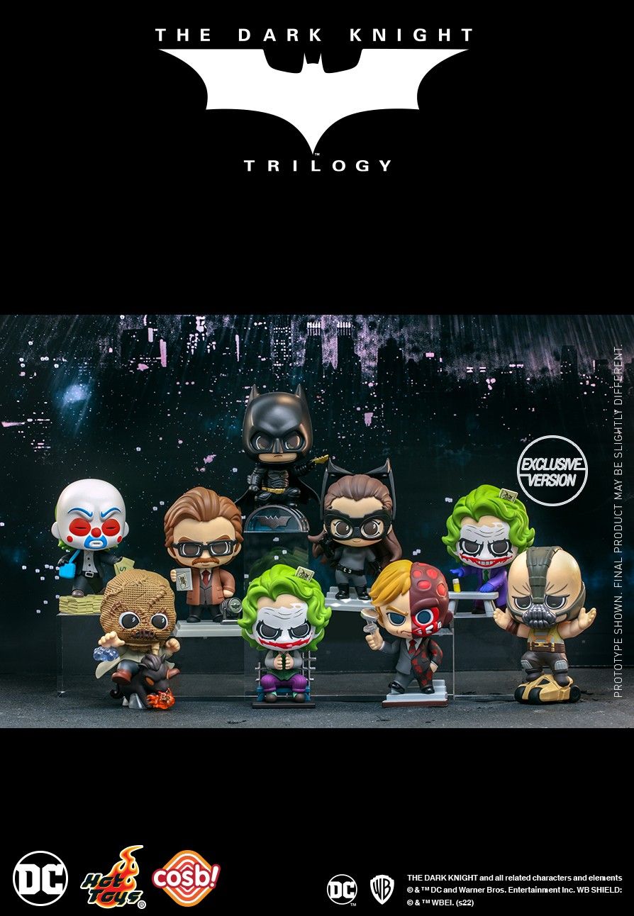 Hot Toys x DC CBX008 The Dark Knight Trilogy Cosbi Full Box (Case of 8pcs.)