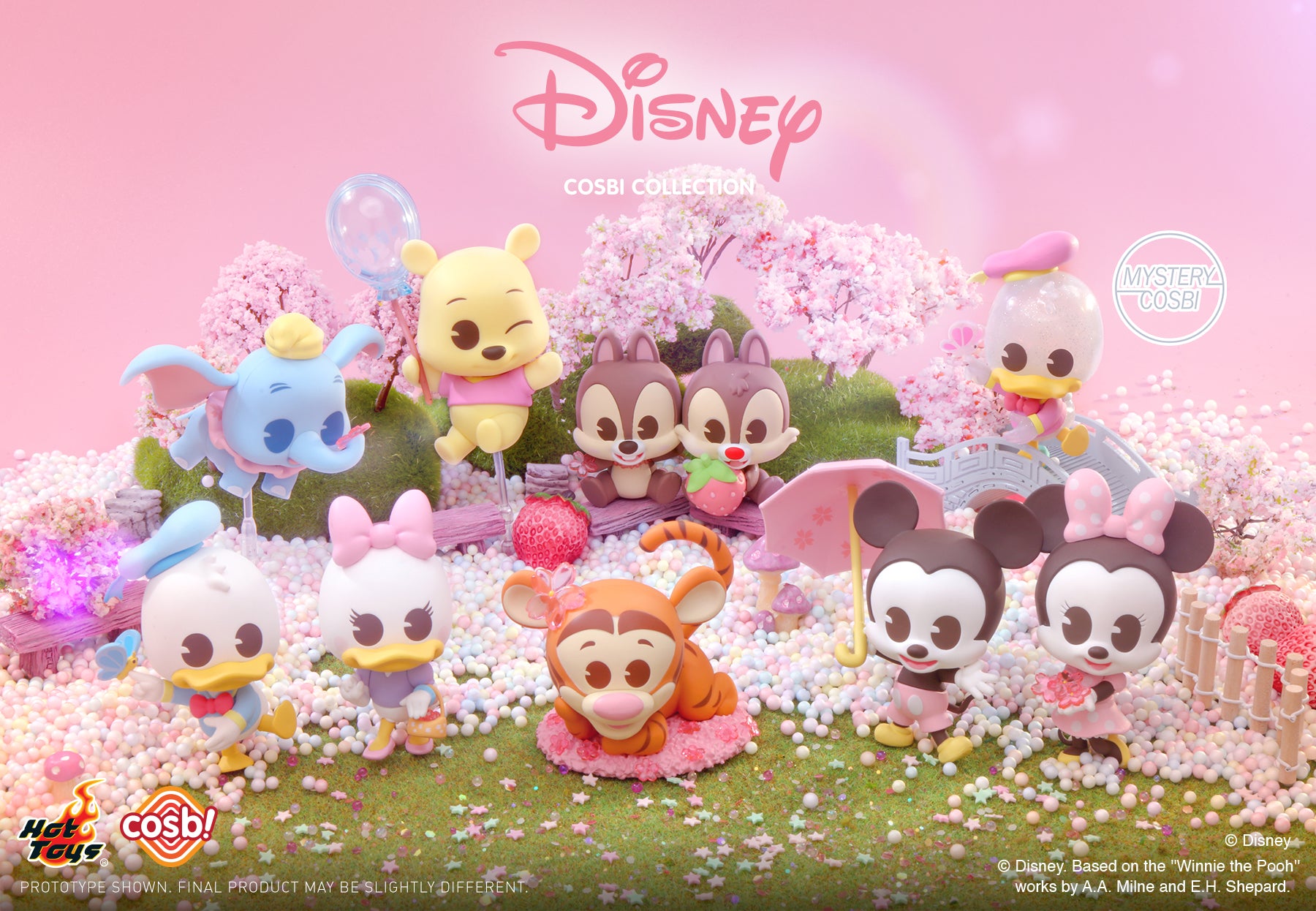 Hot Toys DISNEY CBX092 CHERRY BLOSSOM Ver. Cosbi Full Box ( Case of 8pcs. )