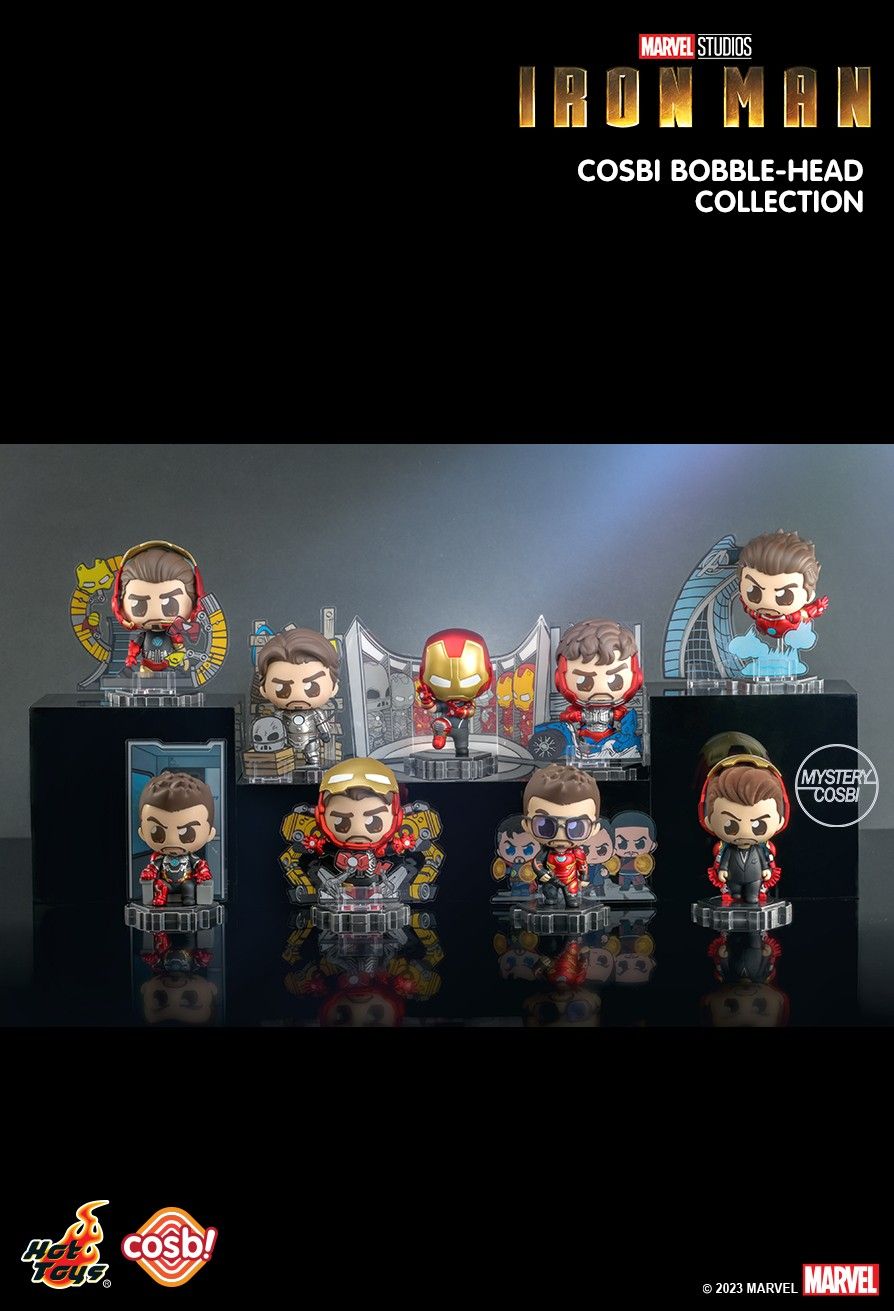 Marvel x Hot Toys CBX108 IRON MAN Cosbi Full Box (Case of 8pcs.)