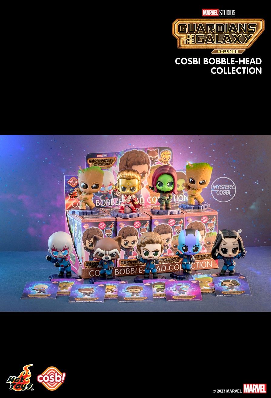 Marvel Hot Toys CBX119 Guardians of the Galaxy Vol. 3 Cosbi Full Box (Case of 8pcs.)