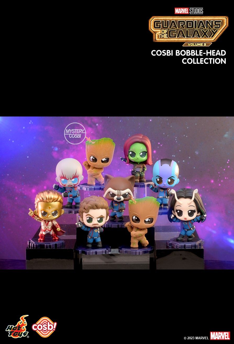 Marvel Hot Toys CBX119 Guardians of the Galaxy Vol. 3 Cosbi Full Box (Case of 8pcs.)