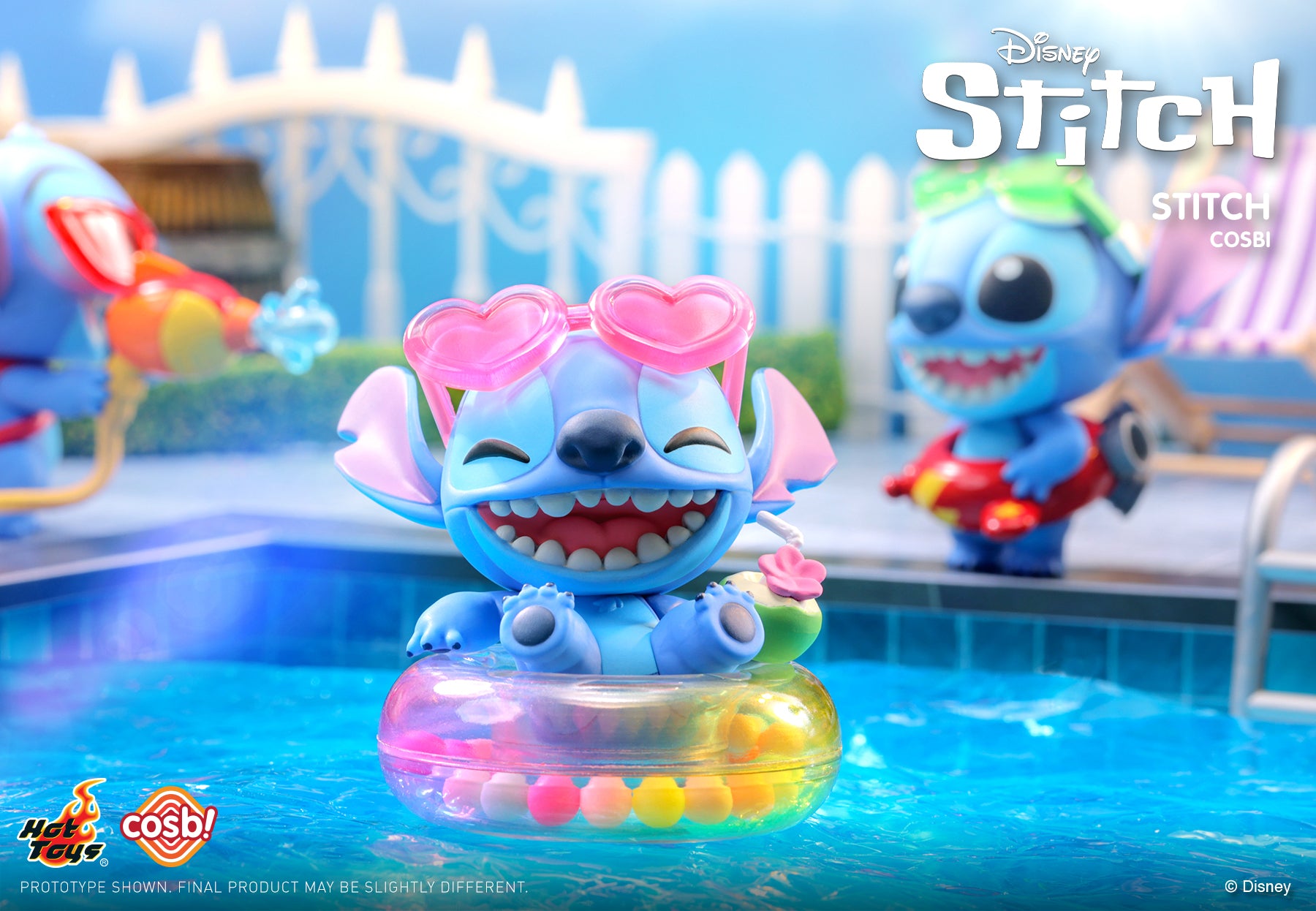 Hot Toys x Disney CBX217 STITCH on HOLIDAY Cosbi Full Box ( Case of 8pcs. )