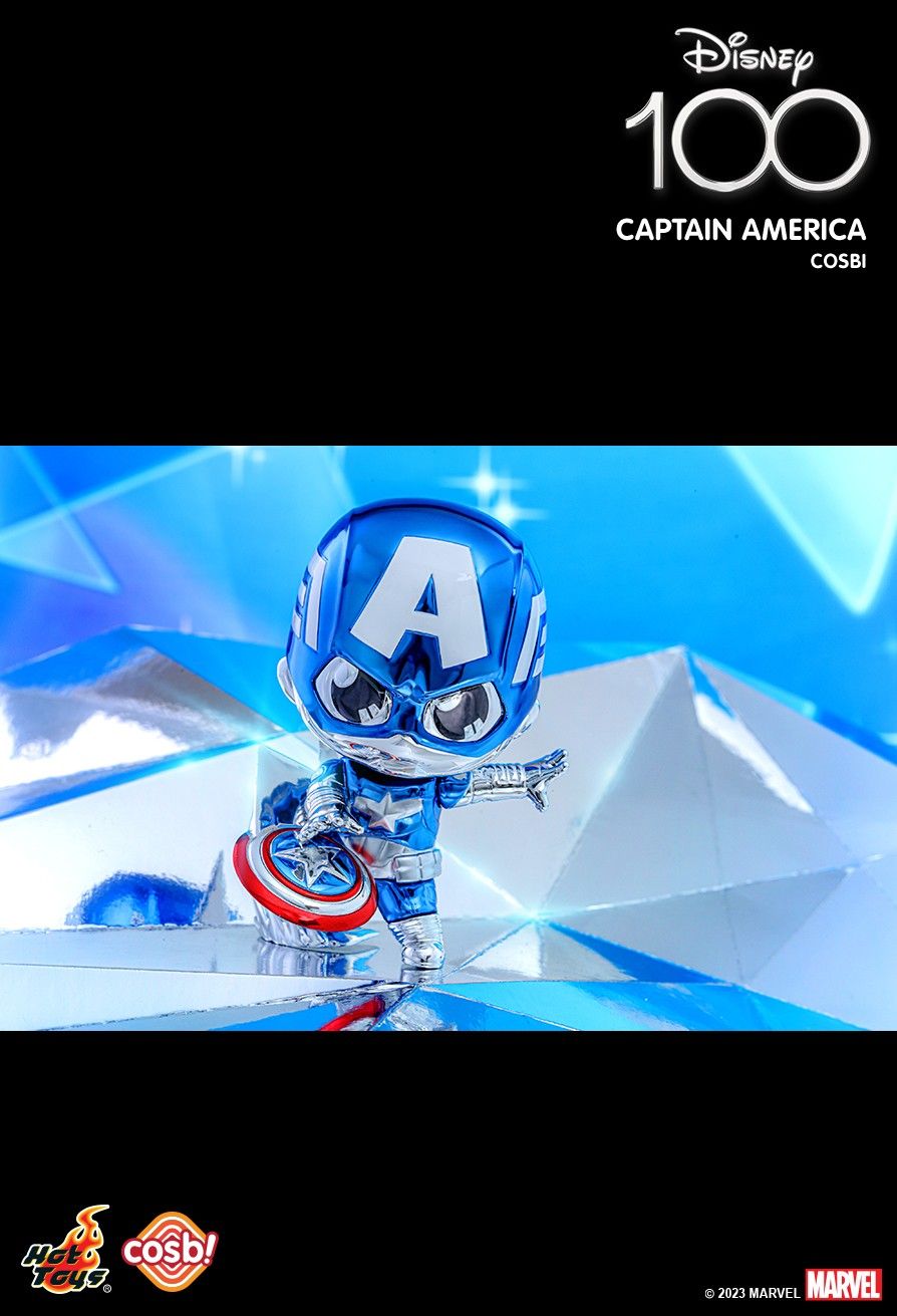 Hot Toys CBX158 DISNEY 100 PLATINUM COLOR Cosbi Full box ( Case of 8pcs. )