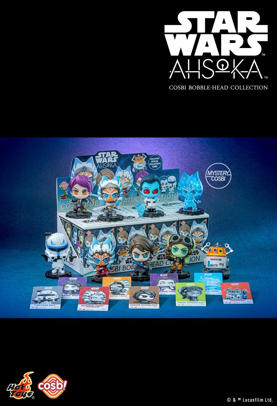 Hot Toys Disney+ CBX160 Star Wars: AHSOKA Cosbi Full Box ( Case of 8pcs. )