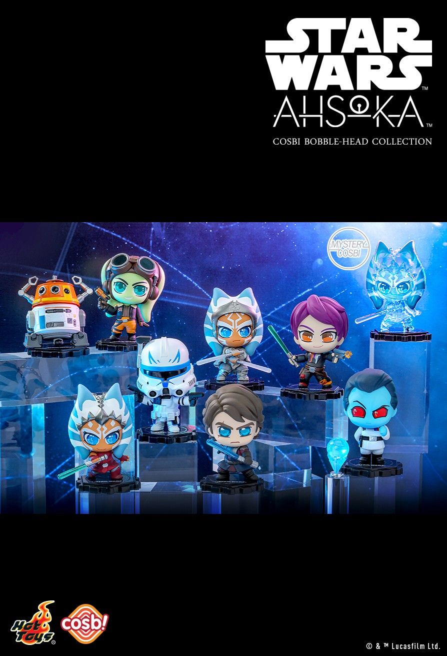Hot Toys Disney+ CBX160 Star Wars: AHSOKA Cosbi Full Box ( Case of 8pcs. )