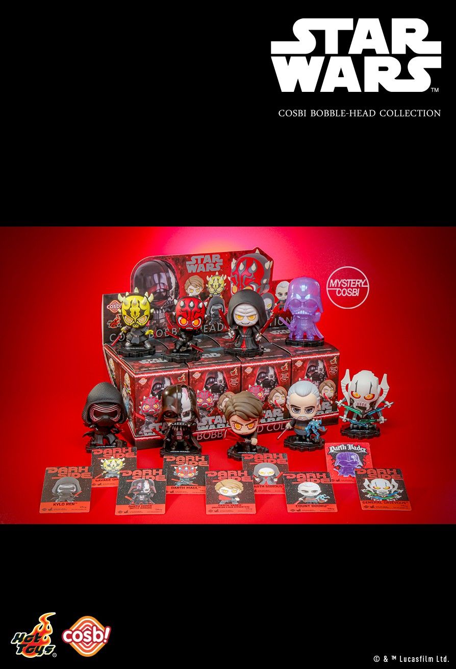 Hot Toys Disney+ CBX162 Star Wars DARK SIDE Cosbi Full Box ( Case of 8pcs. )