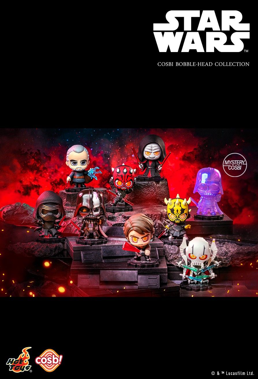 Hot Toys Disney+ CBX162 Star Wars DARK SIDE Cosbi Full Box ( Case of 8pcs. )