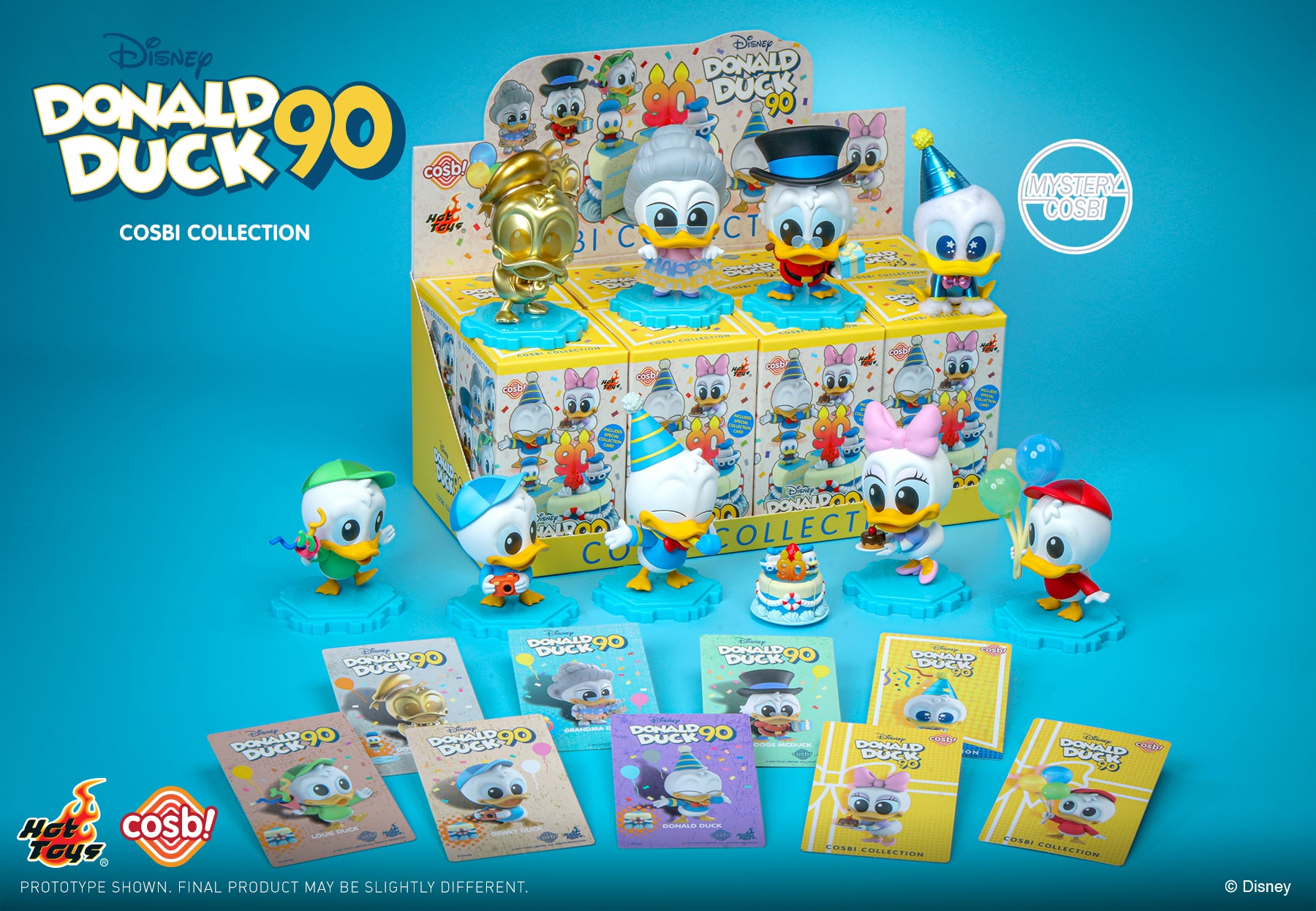 Hot Toys x Disney CBX178 DONALD DUCK 90th Birthday Series 2 Cosbi Full Box (Case of 8pcs.)
