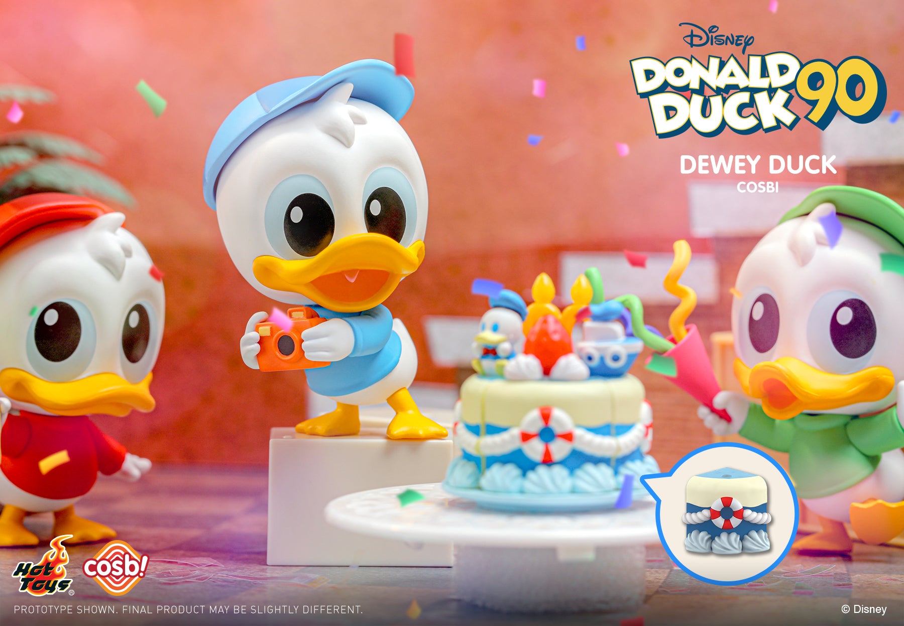 Hot Toys x Disney CBX178 DONALD DUCK 90th Birthday Series 2 Cosbi Full Box (Case of 8pcs.)