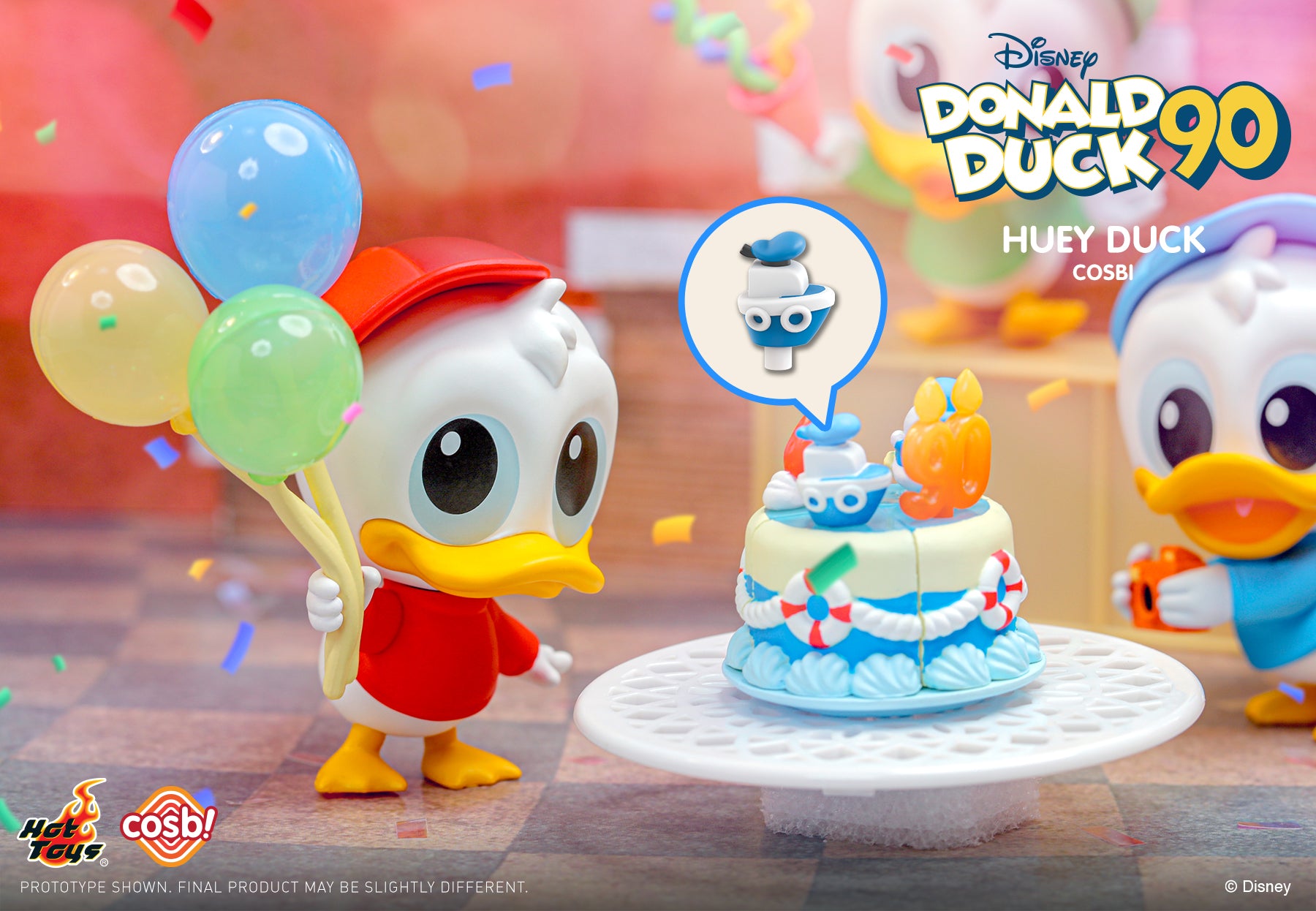 Hot Toys x Disney CBX178 DONALD DUCK 90th Birthday Series 2 Cosbi Full Box (Case of 8pcs.)
