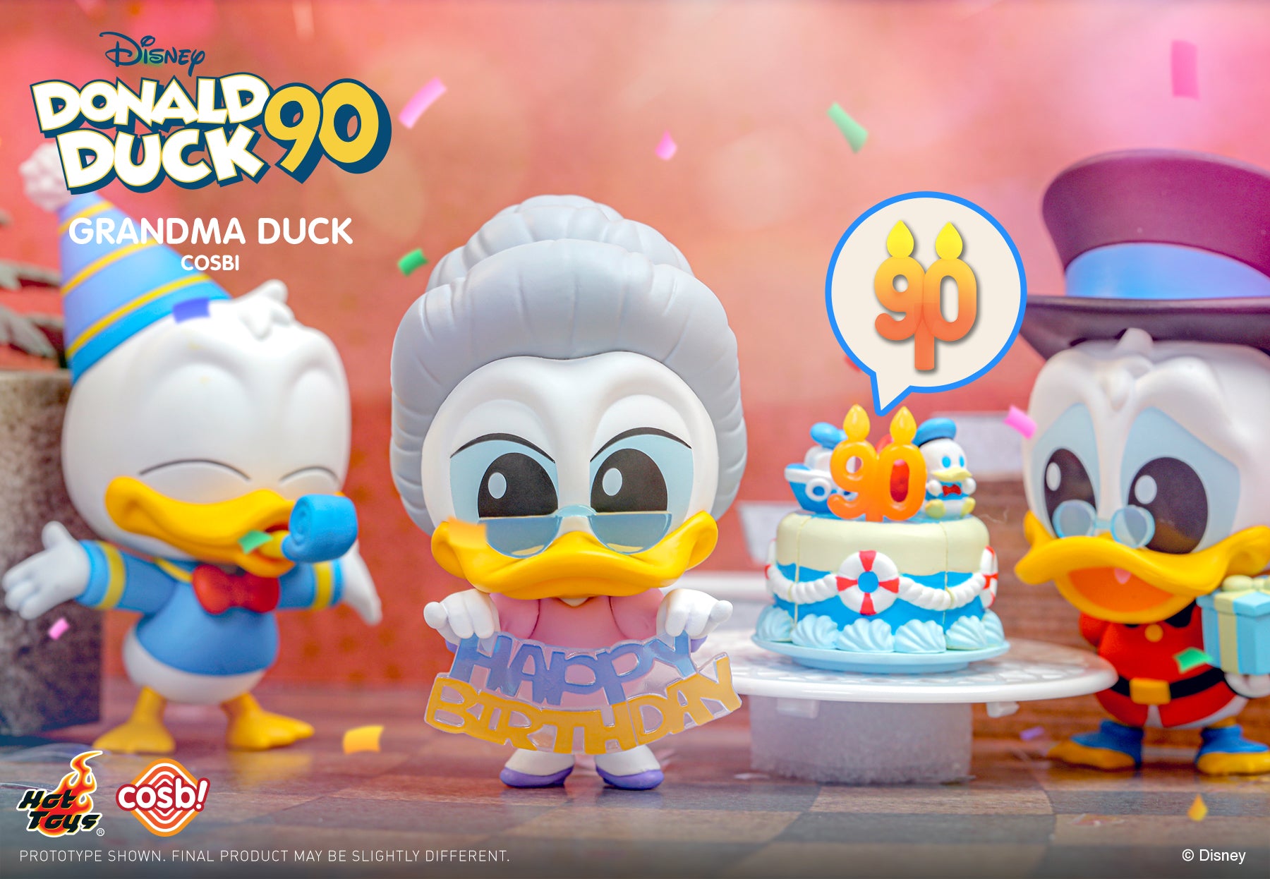 Hot Toys x Disney CBX178 DONALD DUCK 90th Birthday Series 2 Cosbi Full Box (Case of 8pcs.)