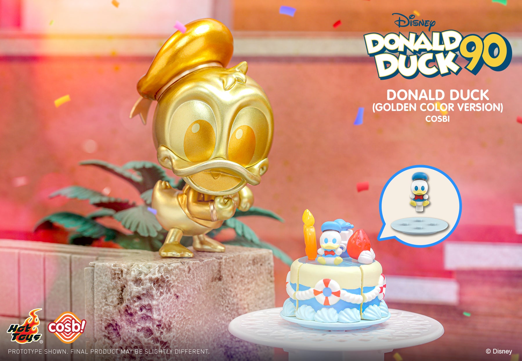 Hot Toys x Disney CBX178 DONALD DUCK 90th Birthday Series 2 Cosbi Full Box (Case of 8pcs.)