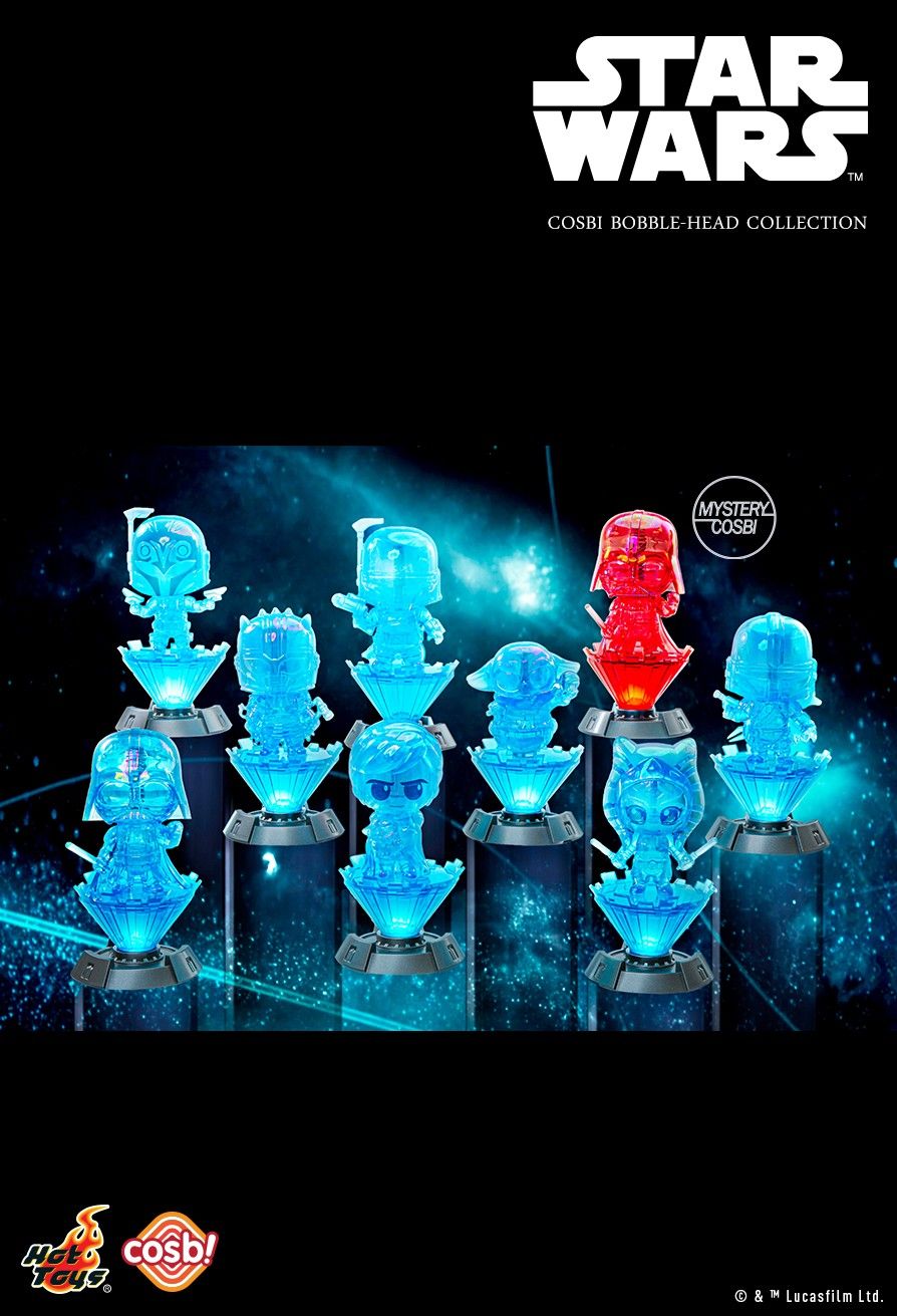 Hot Toys Star Wars Disney+ CBX179 HOLOGRAM Cosbi ( Light-Up )