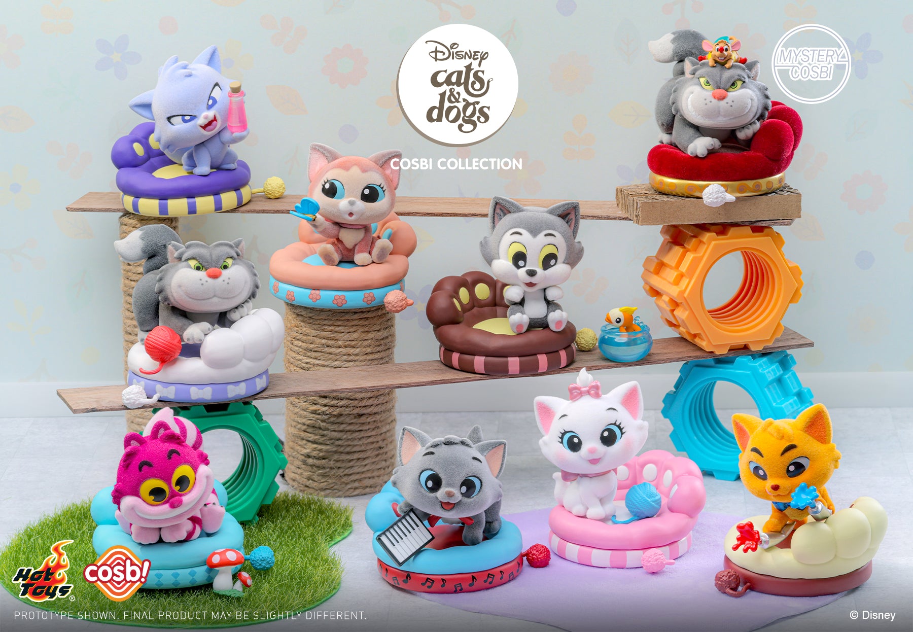 Hot Toys CBX218 DISNEY Cats Cosbi Full box ( Case of 8pcs. )