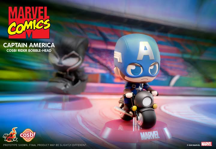 Marvel x Hot Toys CBX225 Marvel Comics Cosbi Rider Bobble-Head Collection Full box ( Case of 6pcs. )