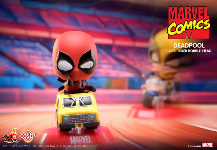 Marvel x Hot Toys CBX225 Marvel Comics Cosbi Rider Bobble-Head Collection Full box ( Case of 6pcs. )