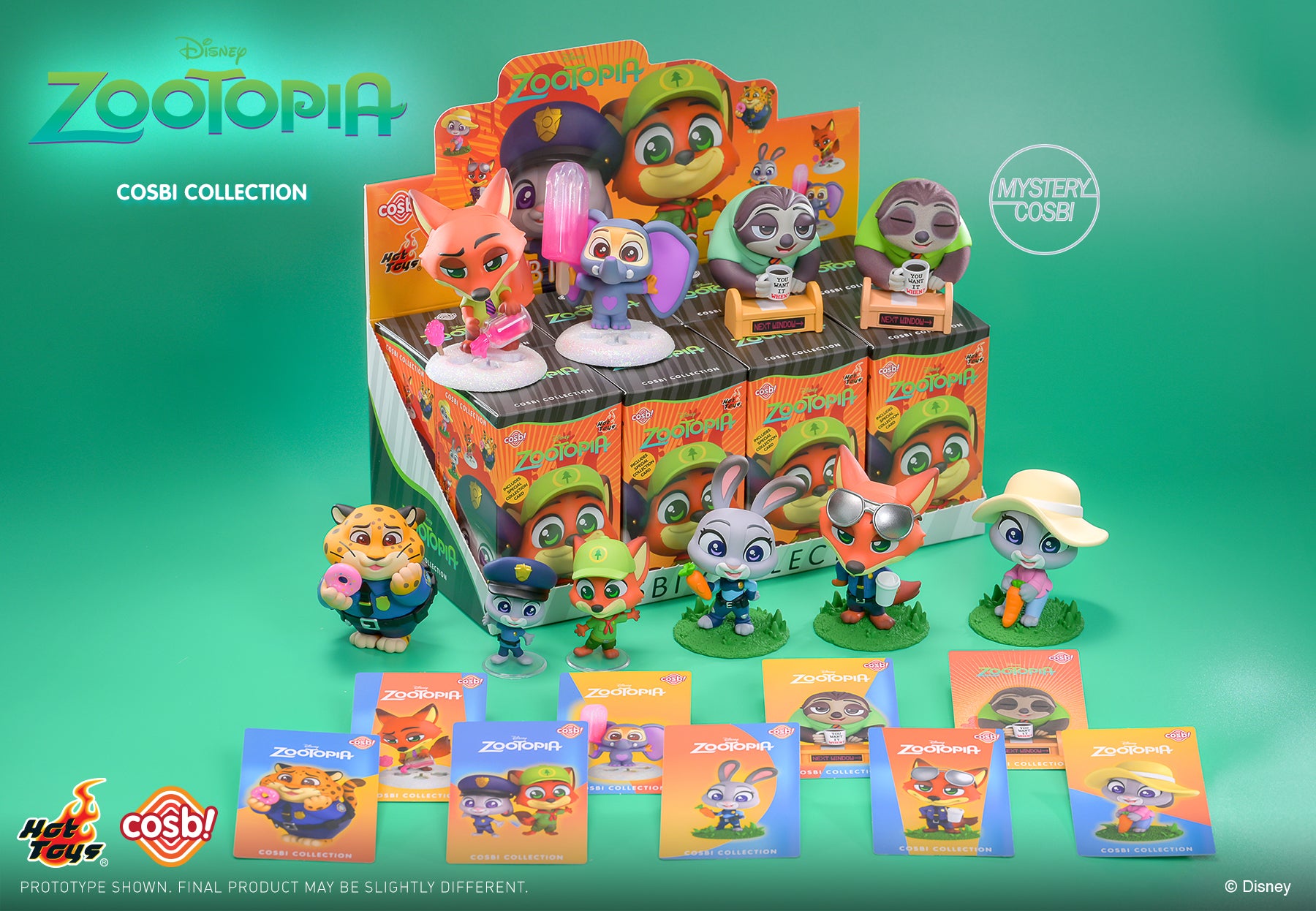 Disney x Hot Toys CBX238 ZOOTOPIA Cosbi Full Box (Case of 8pcs.)