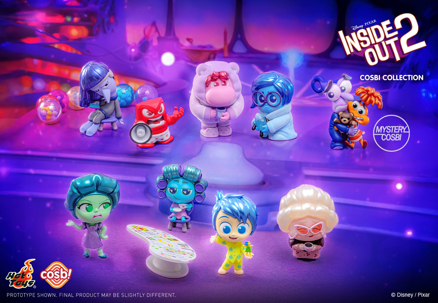 Hot Toys x PIXAR CBX239 INSIDE OUT 2 Series 2 Cosbi Full box ( Case of 8pcs. )