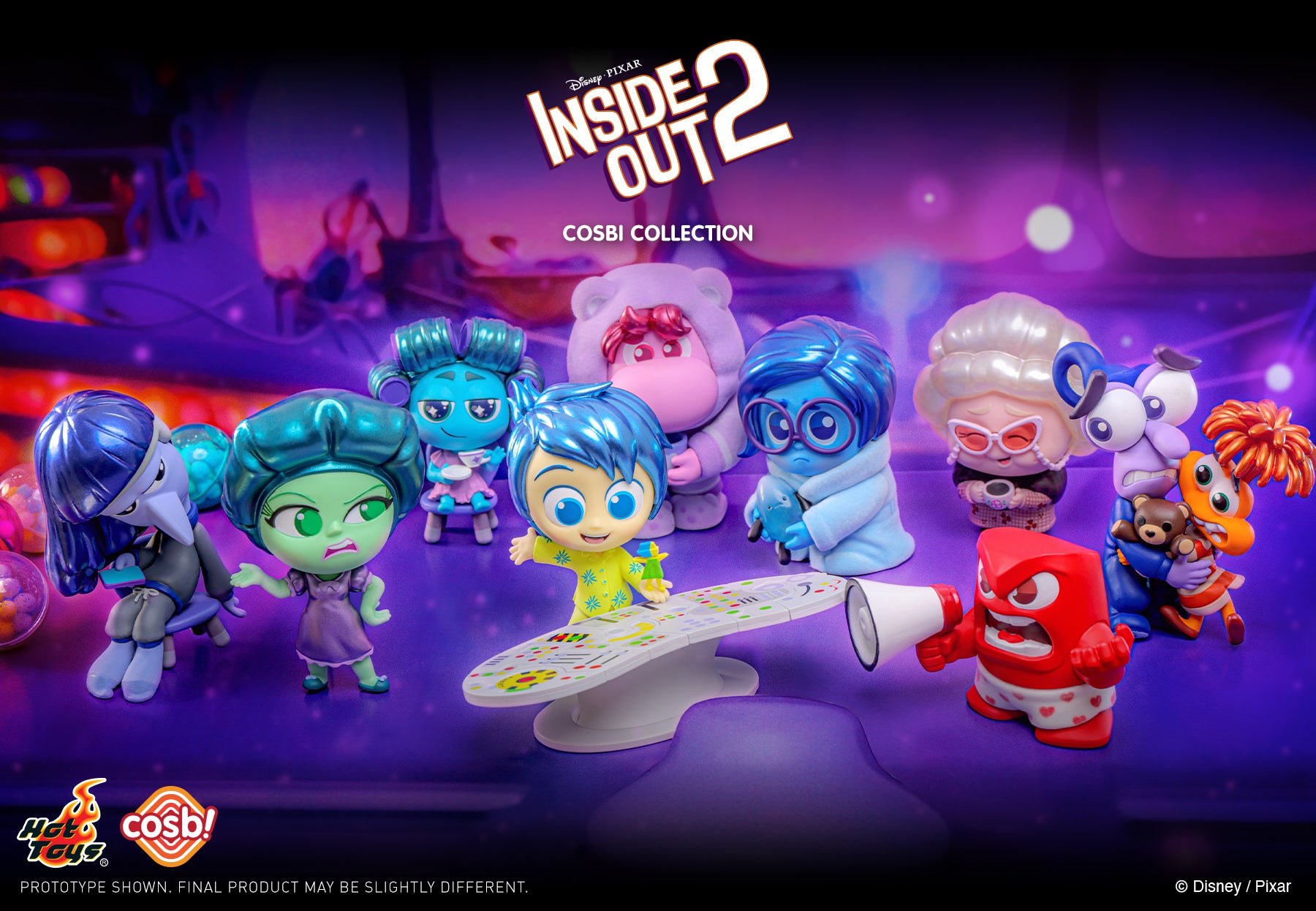 Hot Toys x PIXAR CBX239 INSIDE OUT 2 Series 2 Cosbi Full box ( Case of 8pcs. )