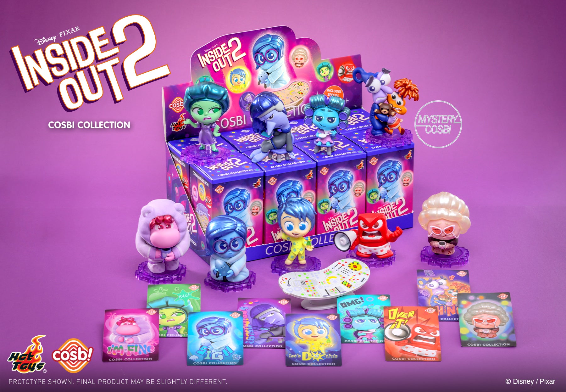 Hot Toys x PIXAR CBX239 INSIDE OUT 2 Series 2 Cosbi Full box ( Case of 8pcs. )