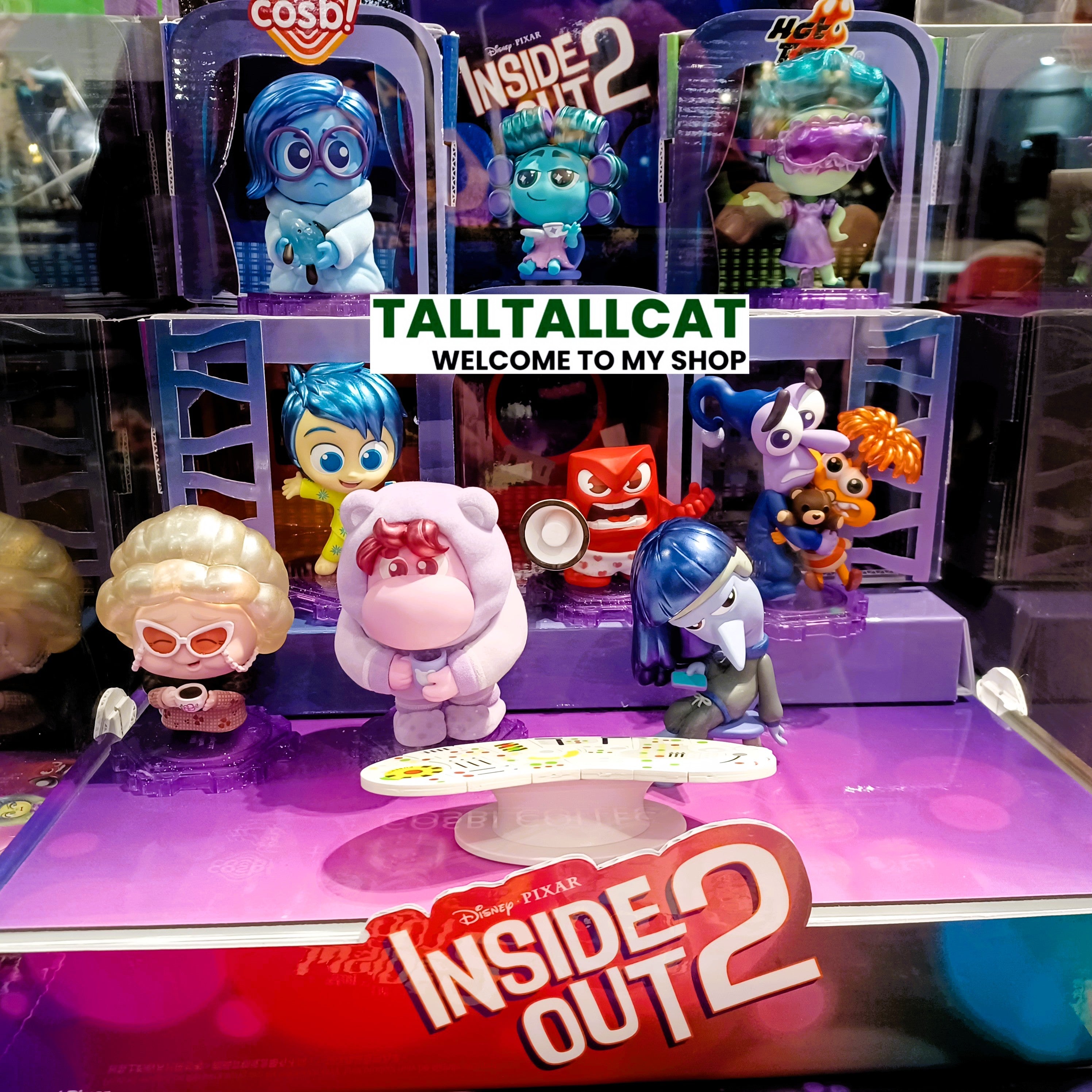 Hot Toys x PIXAR CBX239 INSIDE OUT 2 Series 2 Cosbi Full box ( Case of 8pcs. )