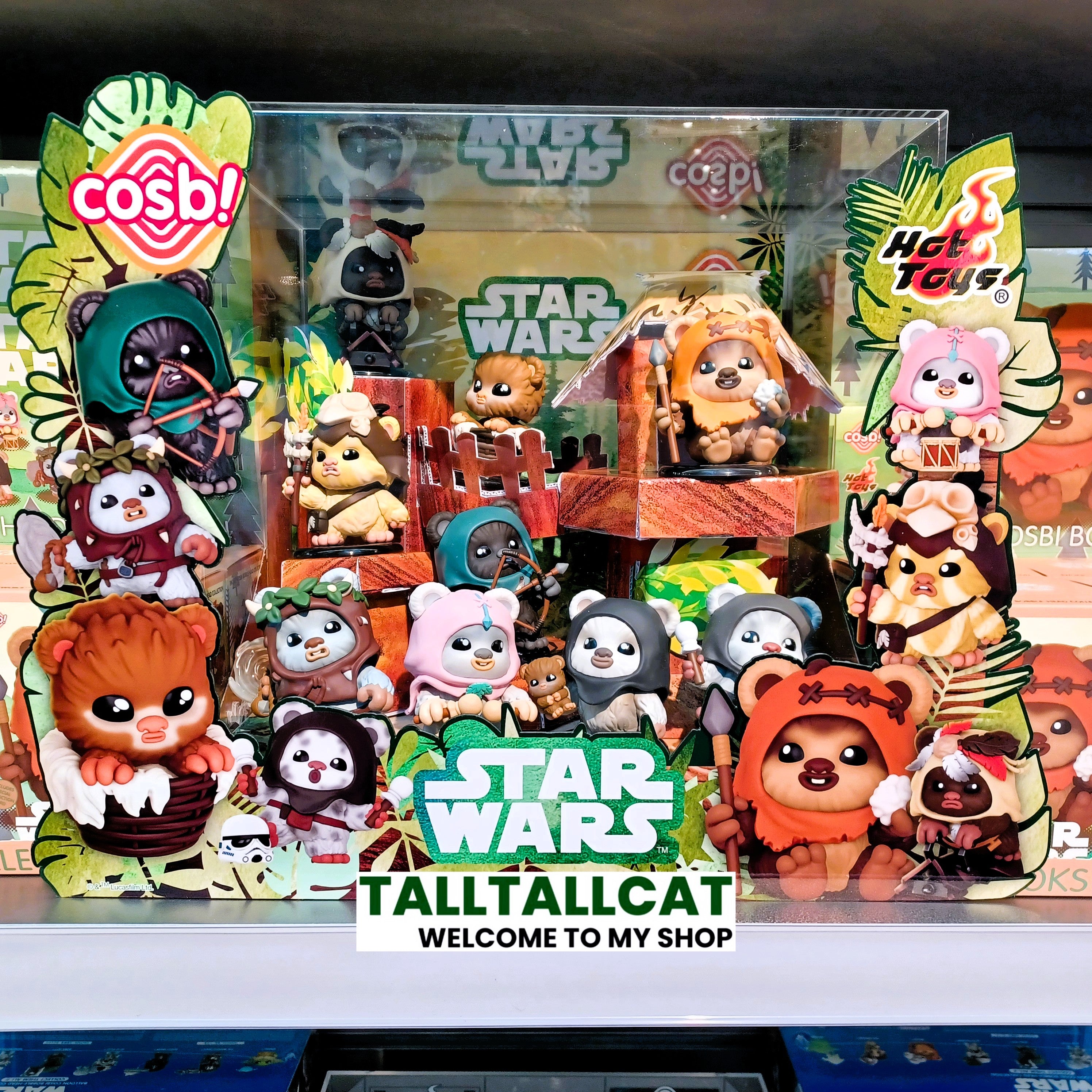 Hot Toys x Disney+ CBX251 Star Wars Ewoks Cosbi Full box ( Case of 8pcs. )