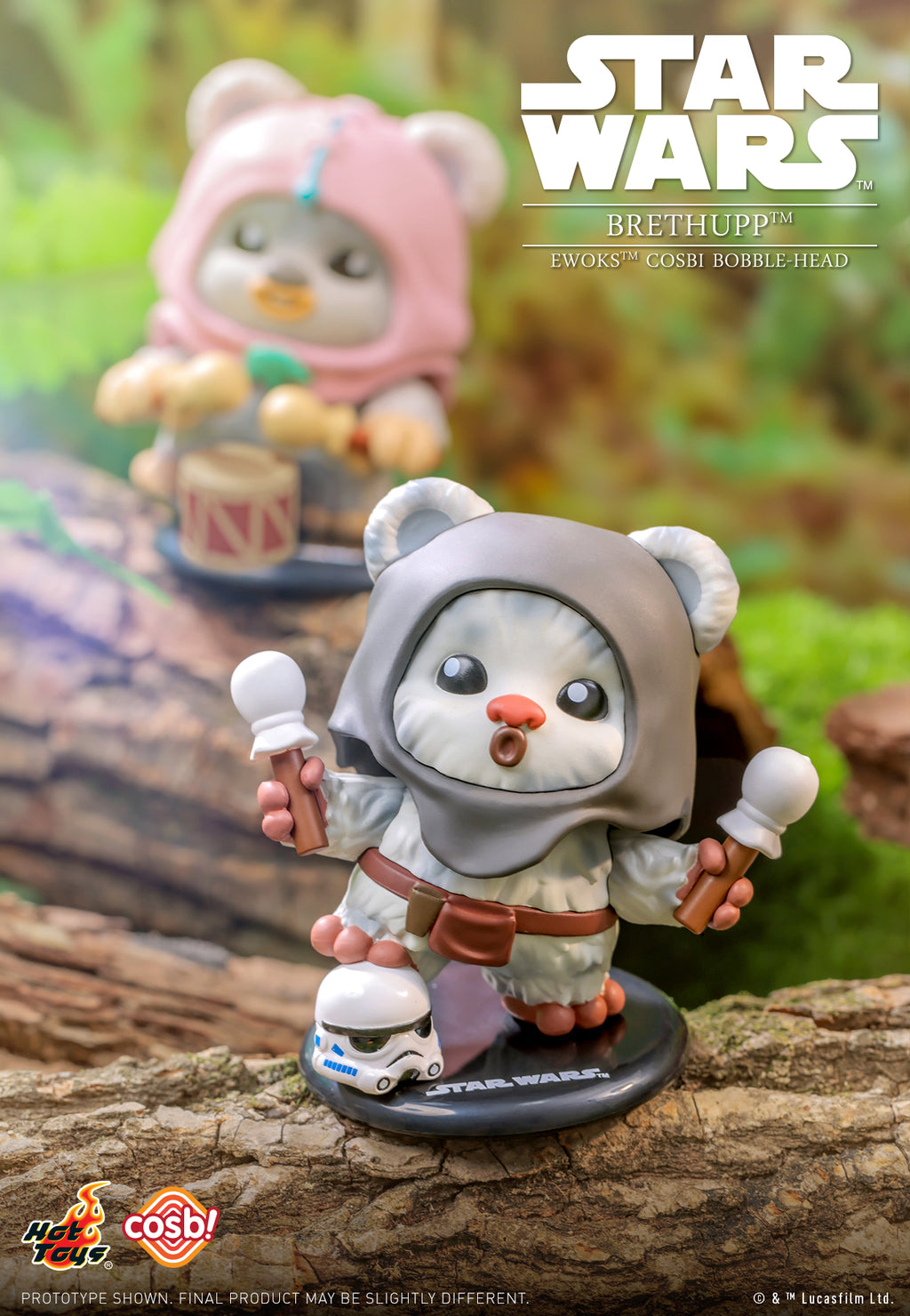 Hot Toys x Disney+ CBX251 Star Wars Ewoks Cosbi Full box ( Case of 8pcs. )