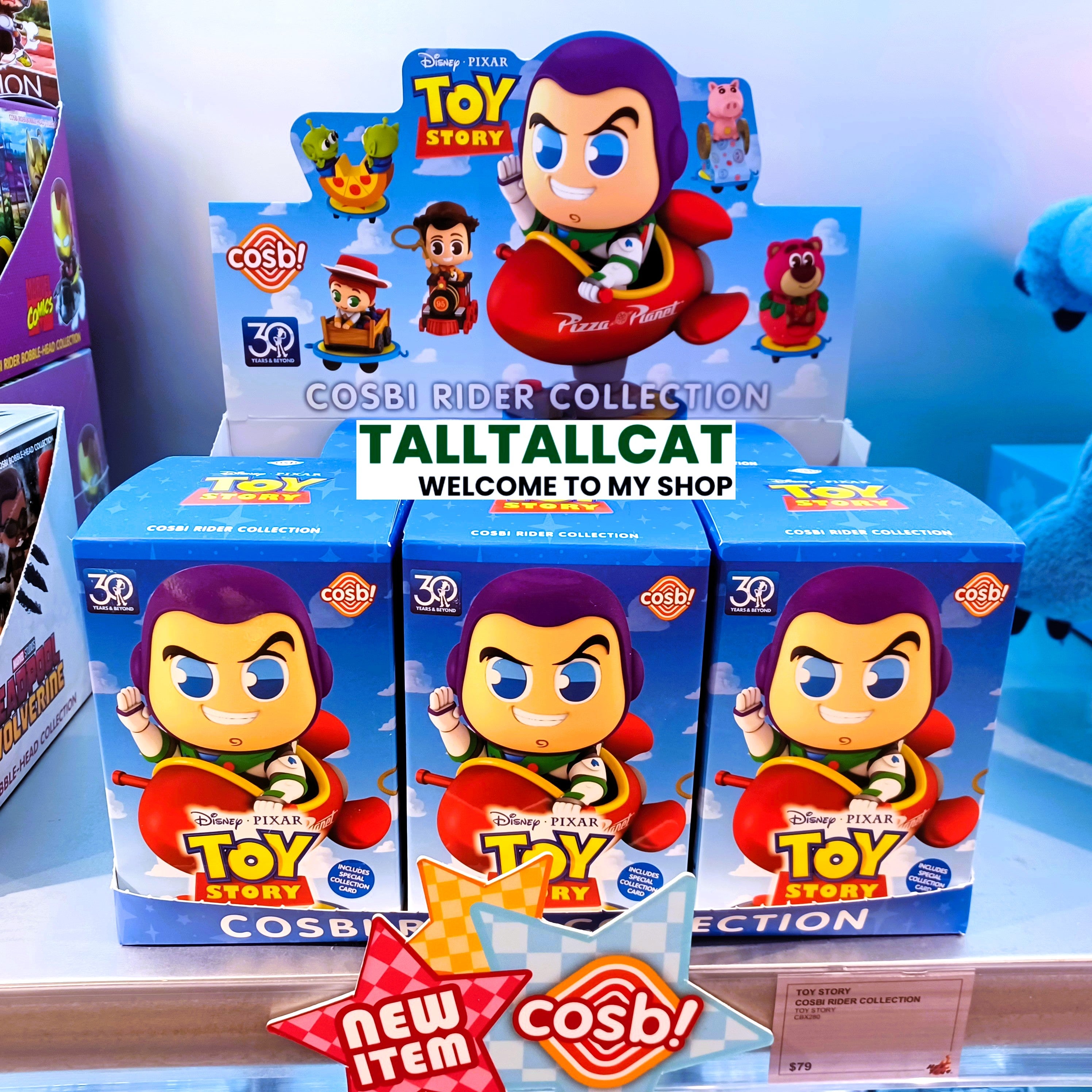 Hot Toys x Disney Pixar CBX280 30th Toy Story Cosbi Rider Full Box ( Case of 6pcs. )