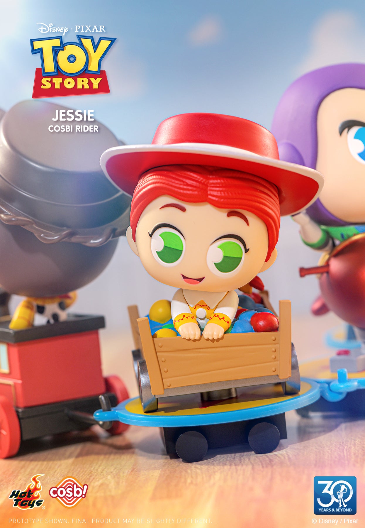 Hot Toys x Disney Pixar CBX280 30th Toy Story Cosbi Rider Full Box ( Case of 6pcs. )