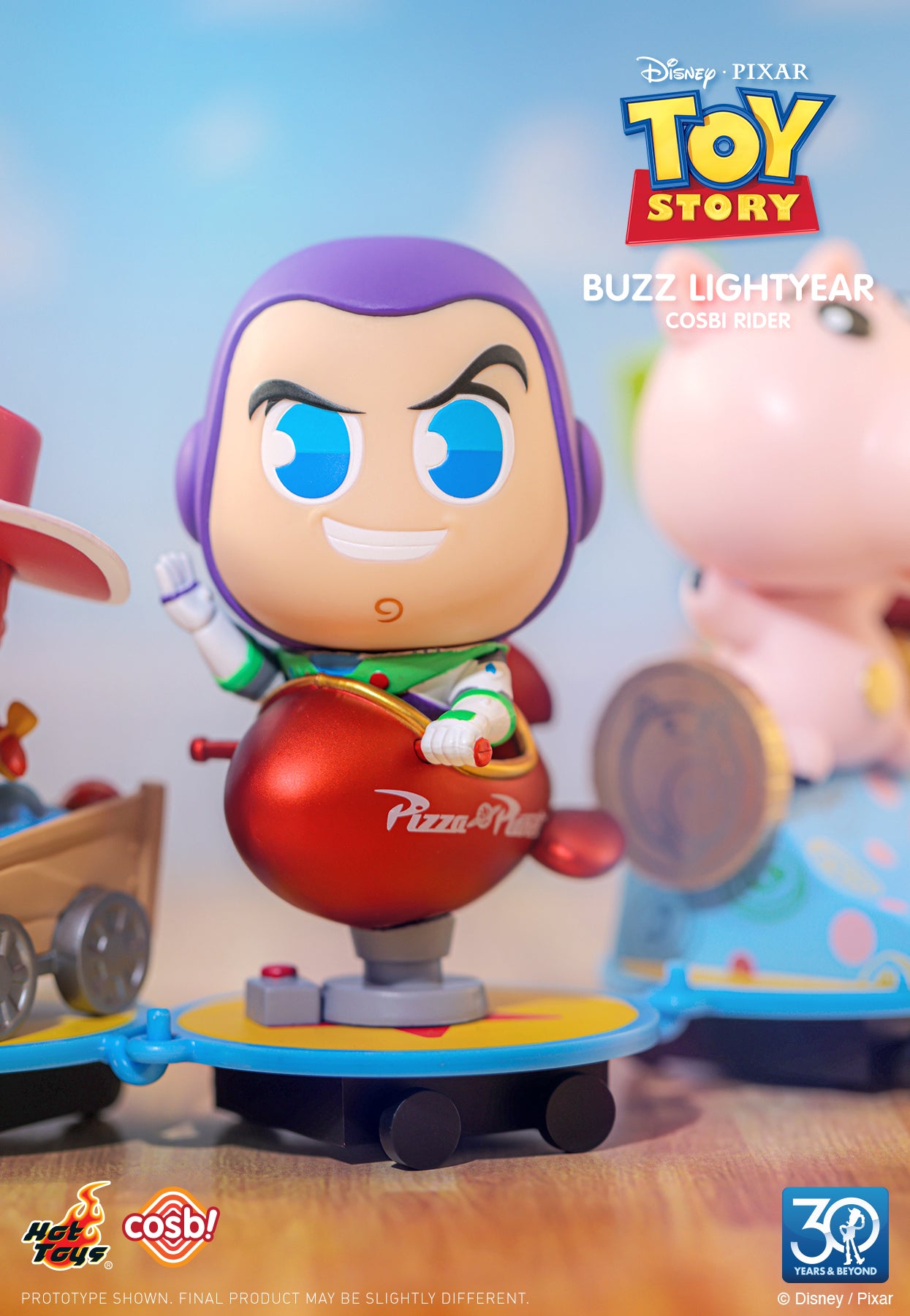 Hot Toys x Disney Pixar CBX280 30th Toy Story Cosbi Rider Full Box ( Case of 6pcs. )