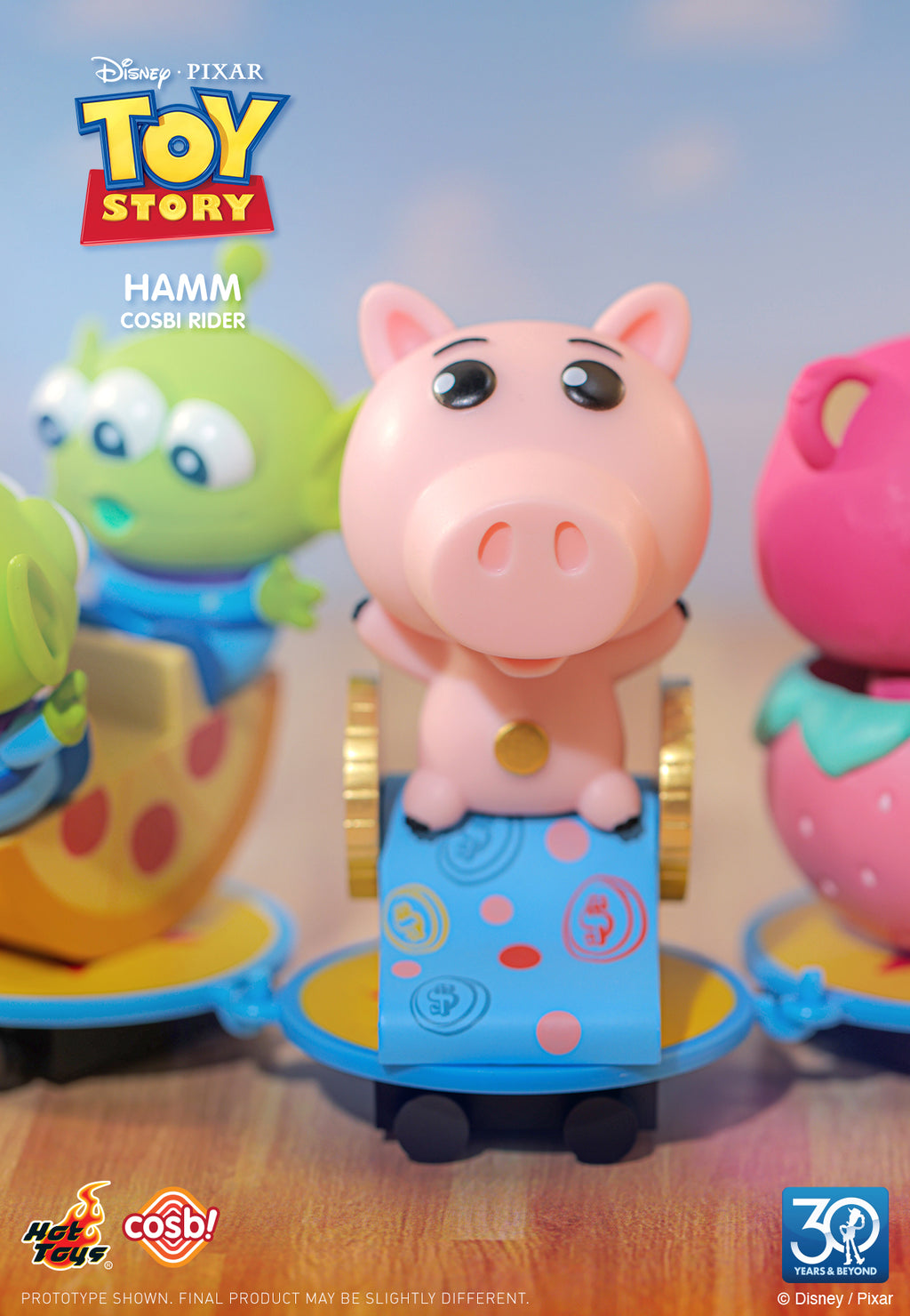 Hot Toys x Disney Pixar CBX280 30th Toy Story Cosbi Rider Full Box ( Case of 6pcs. )