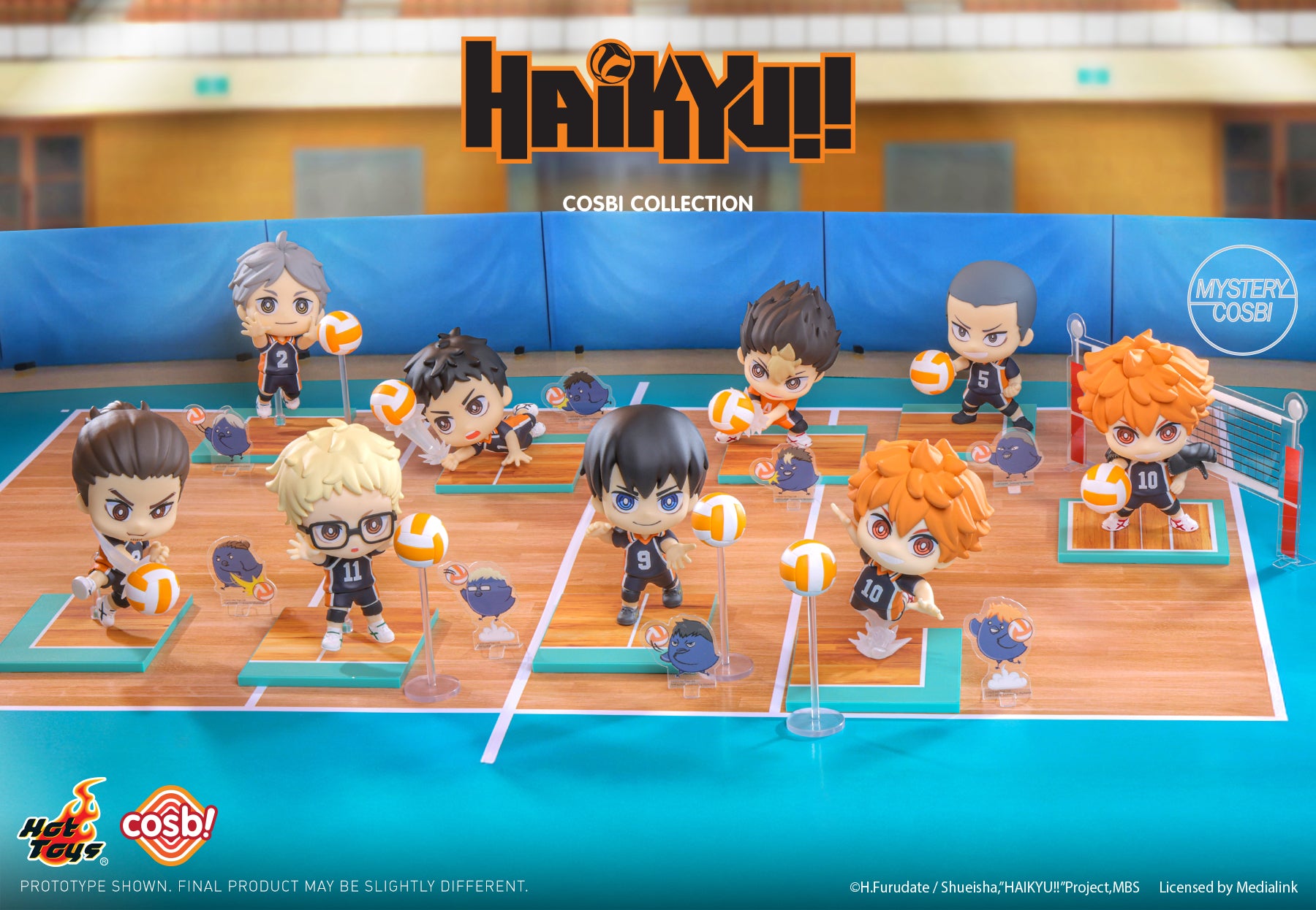 Hot Toys x HAIKYU!! CBX288 HAIKYU!! Cosbi Full box ( Case of 8pcs. )