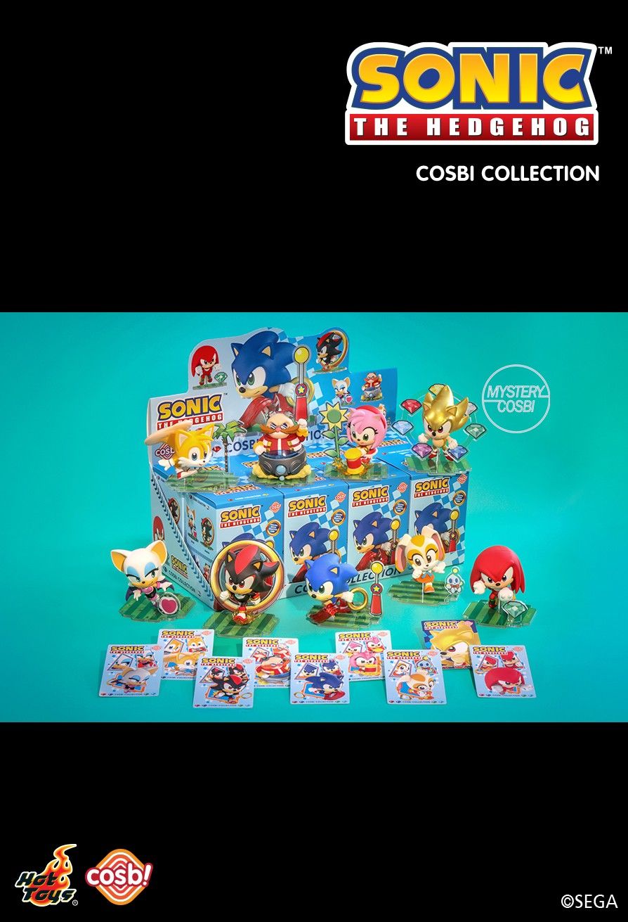 Hot Toys CBX290 Sonic The HedgeHog Cosbi Full Box ( Case of 8pcs. )